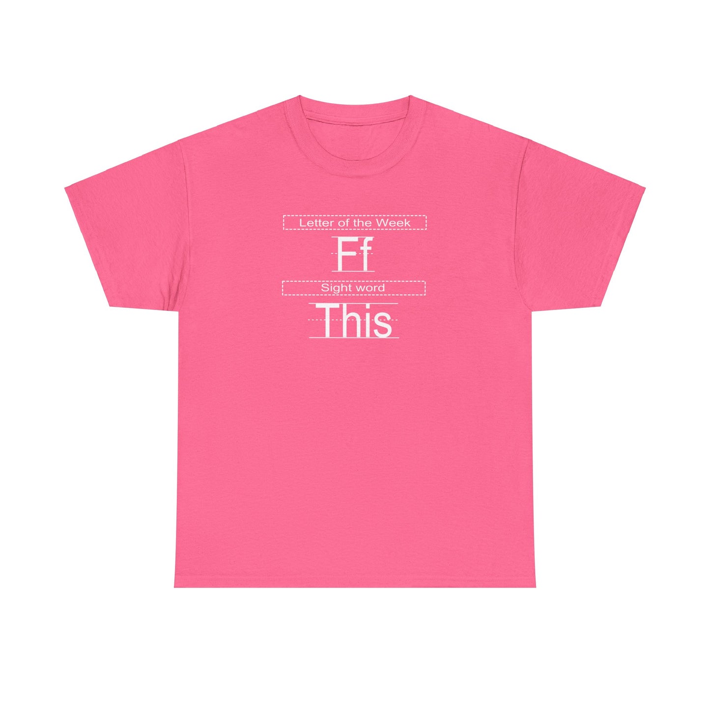 Sight Words Unisex Heavy Cotton Tee