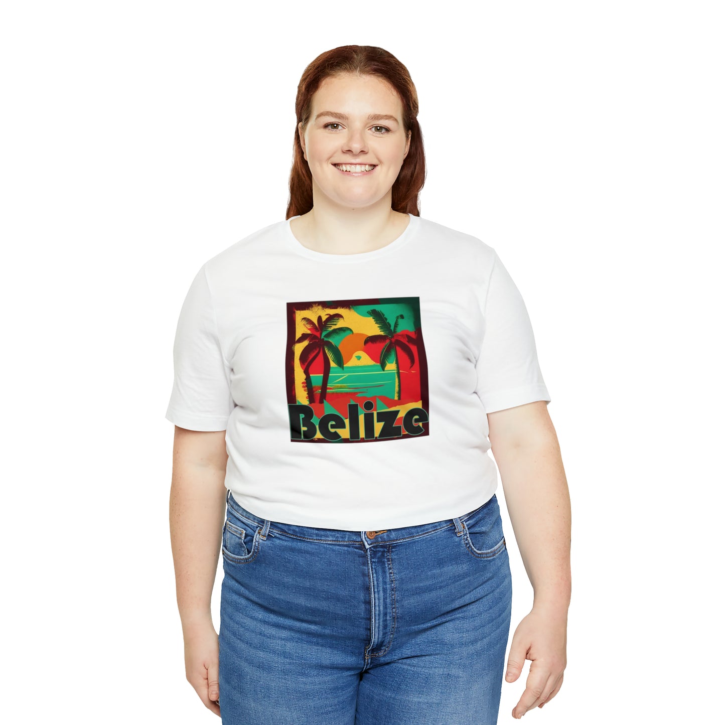 Retro Belize Unisex Jersey Short Sleeve Tee