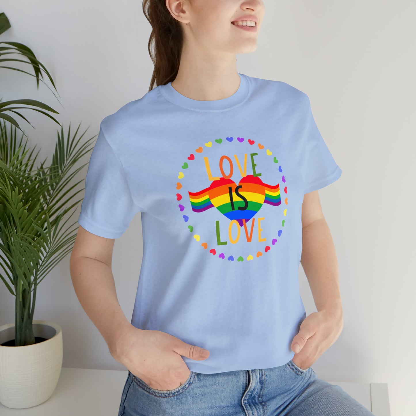 Love Unisex Jersey Short Sleeve Tee