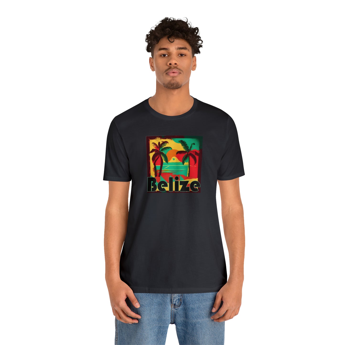 Retro Belize Unisex Jersey Short Sleeve Tee
