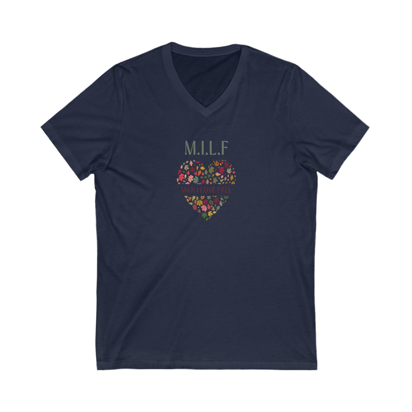 MILF Jersey Short Sleeve V-Neck Tee