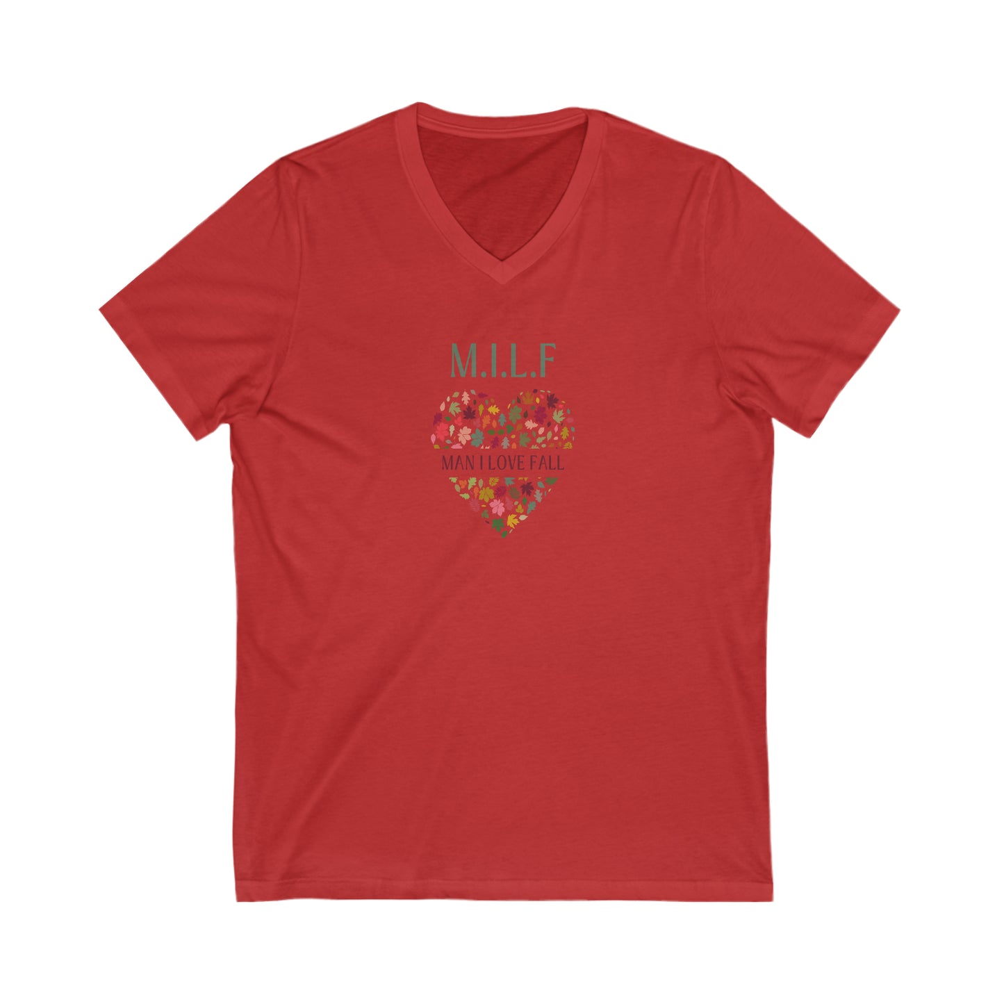 MILF Jersey Short Sleeve V-Neck Tee