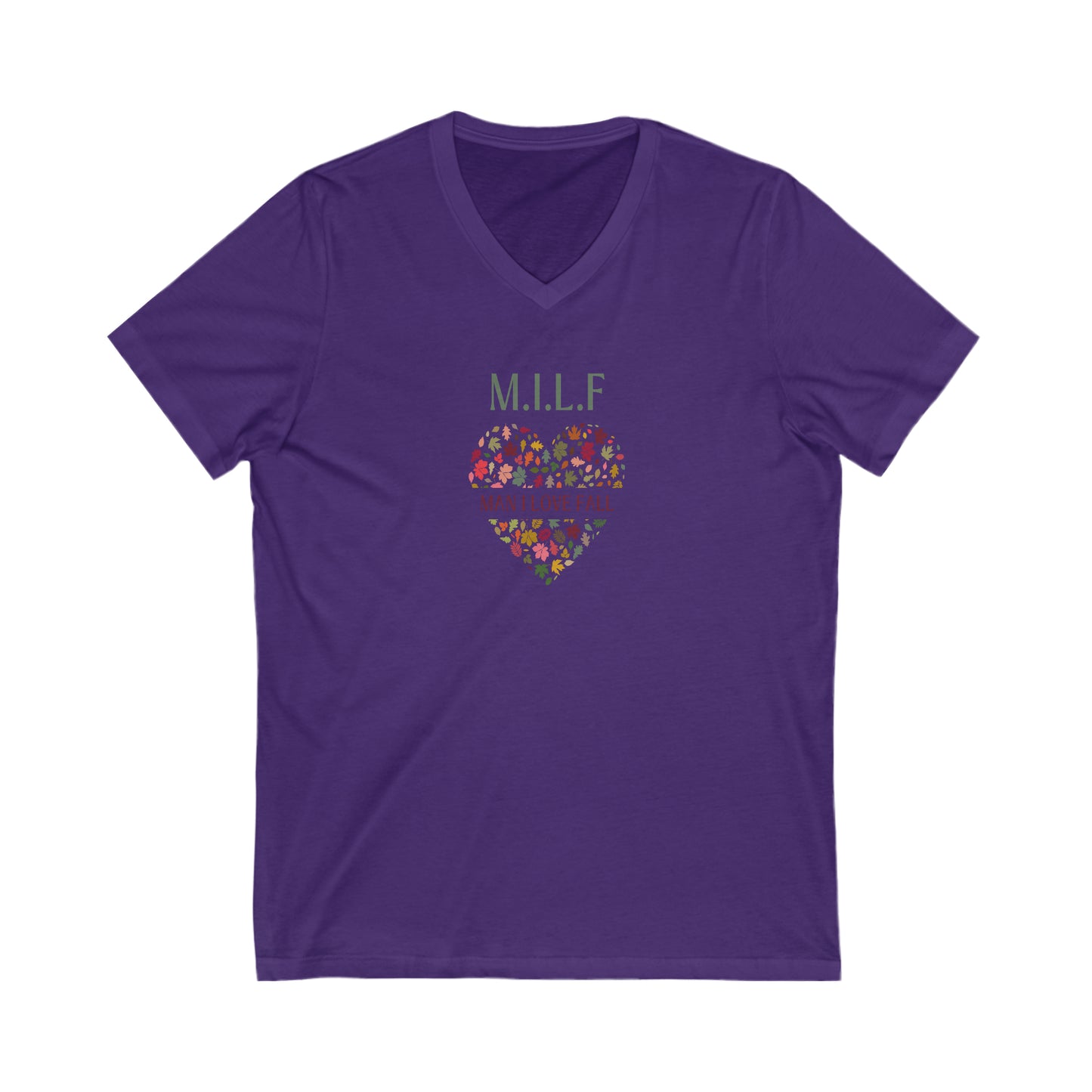 MILF Jersey Short Sleeve V-Neck Tee