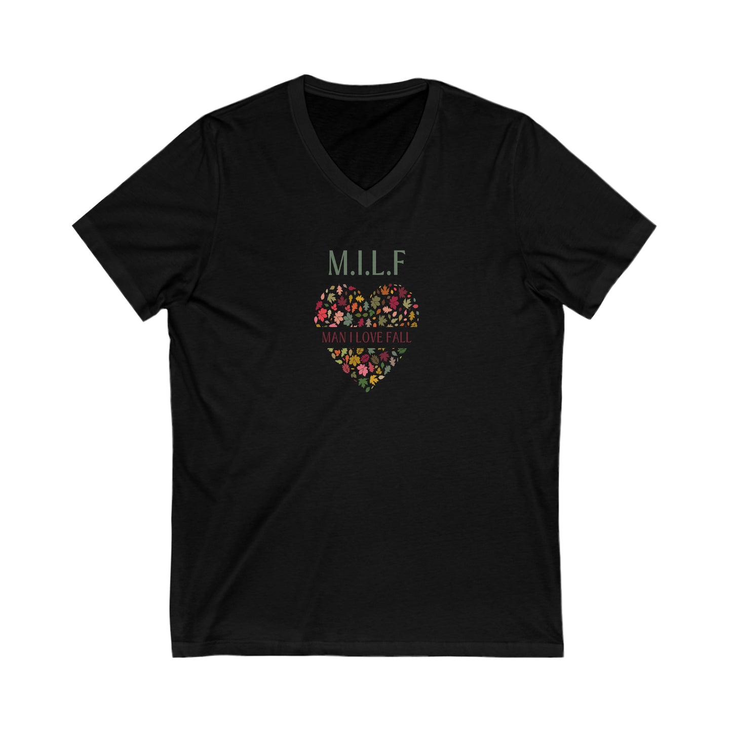 MILF Jersey Short Sleeve V-Neck Tee
