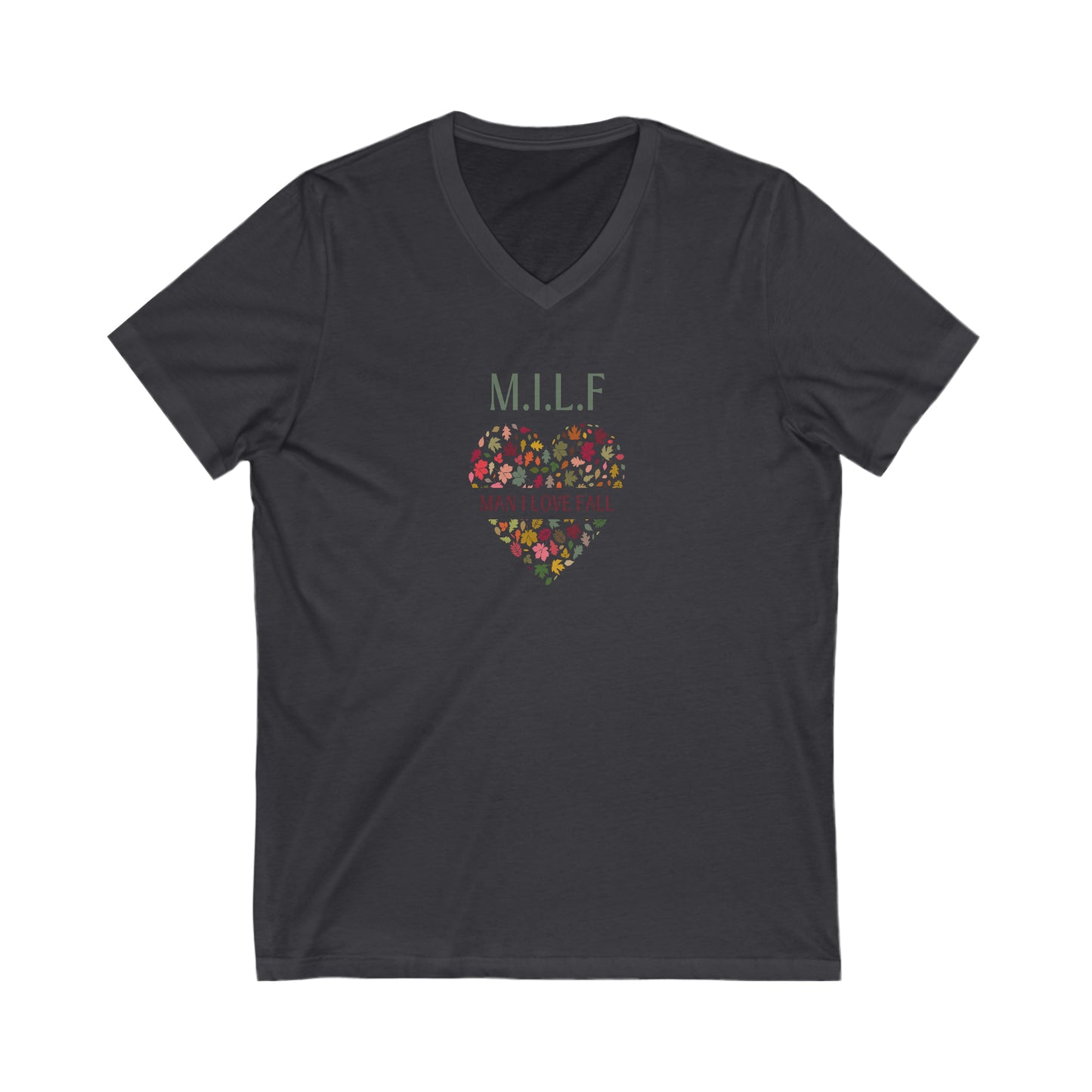 MILF Jersey Short Sleeve V-Neck Tee
