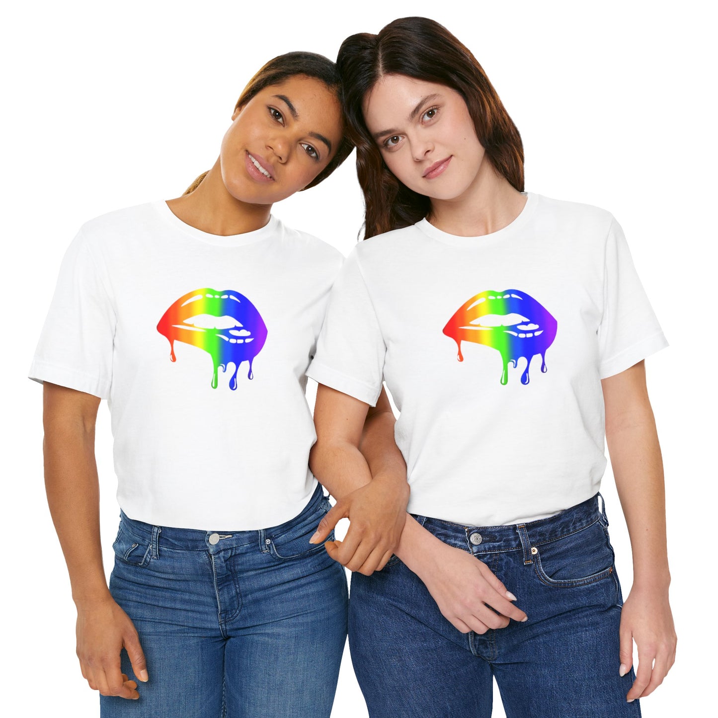 Pride lips Unisex Jersey Short Sleeve Tee
