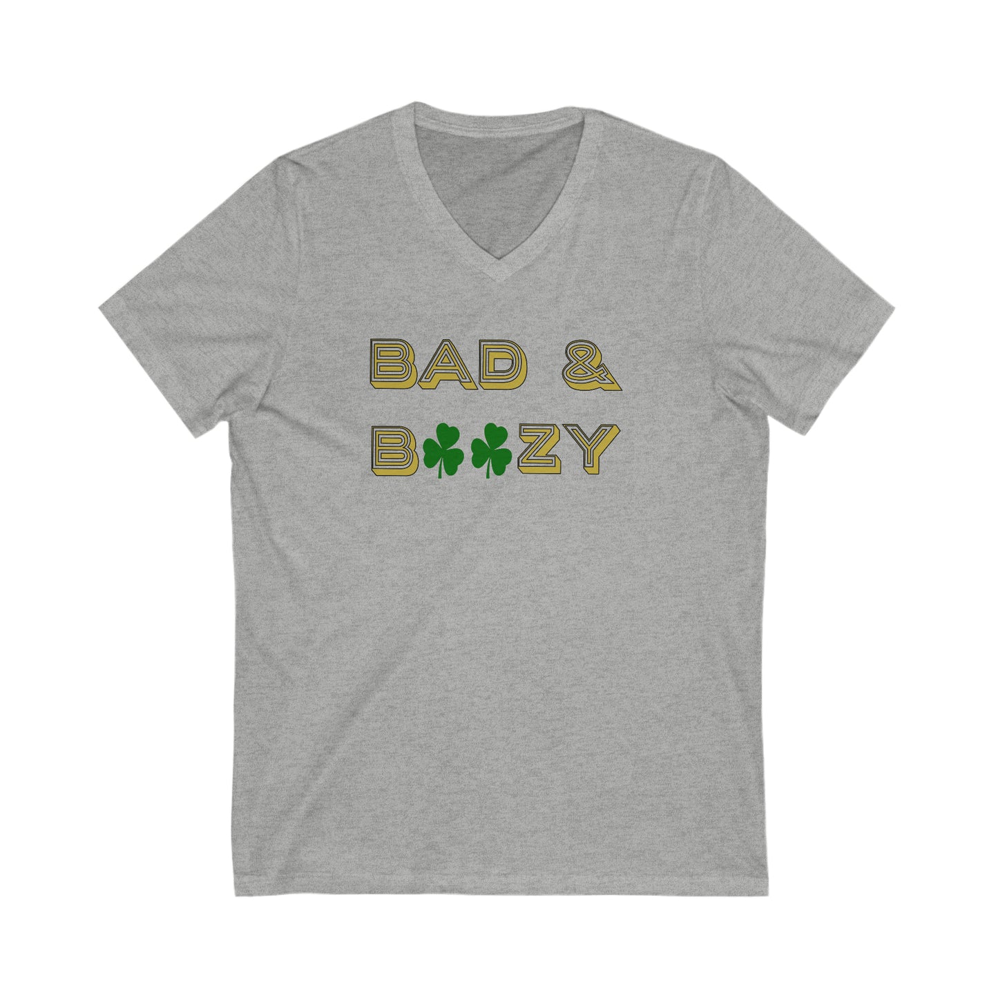 Bad and Boozy V-Neck Tee