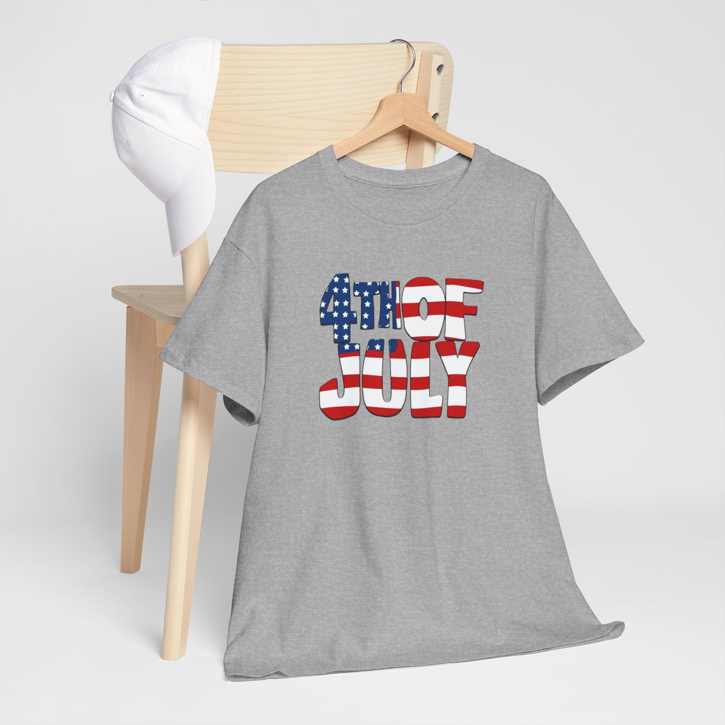 Happy 4th Unisex Heavy Cotton Tee