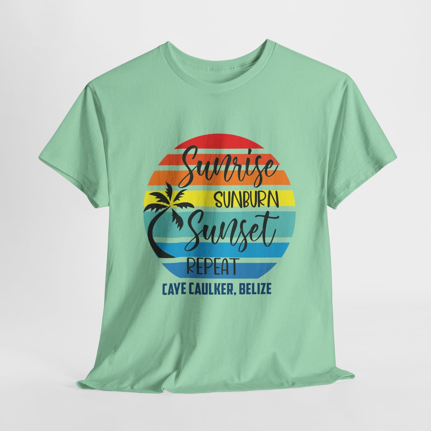 Sunrise Sunset Tropical Tee CC Belize