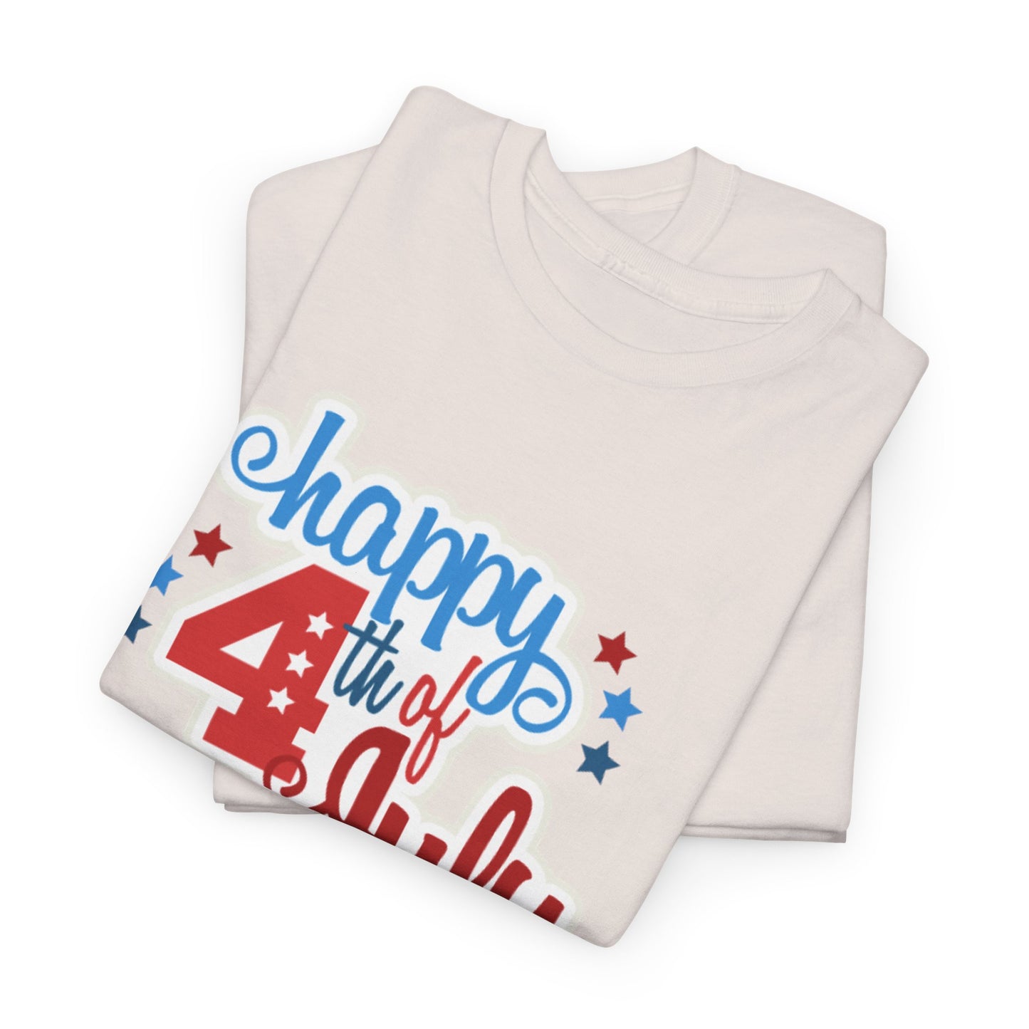 Happy 4th Unisex Heavy Cotton Tee