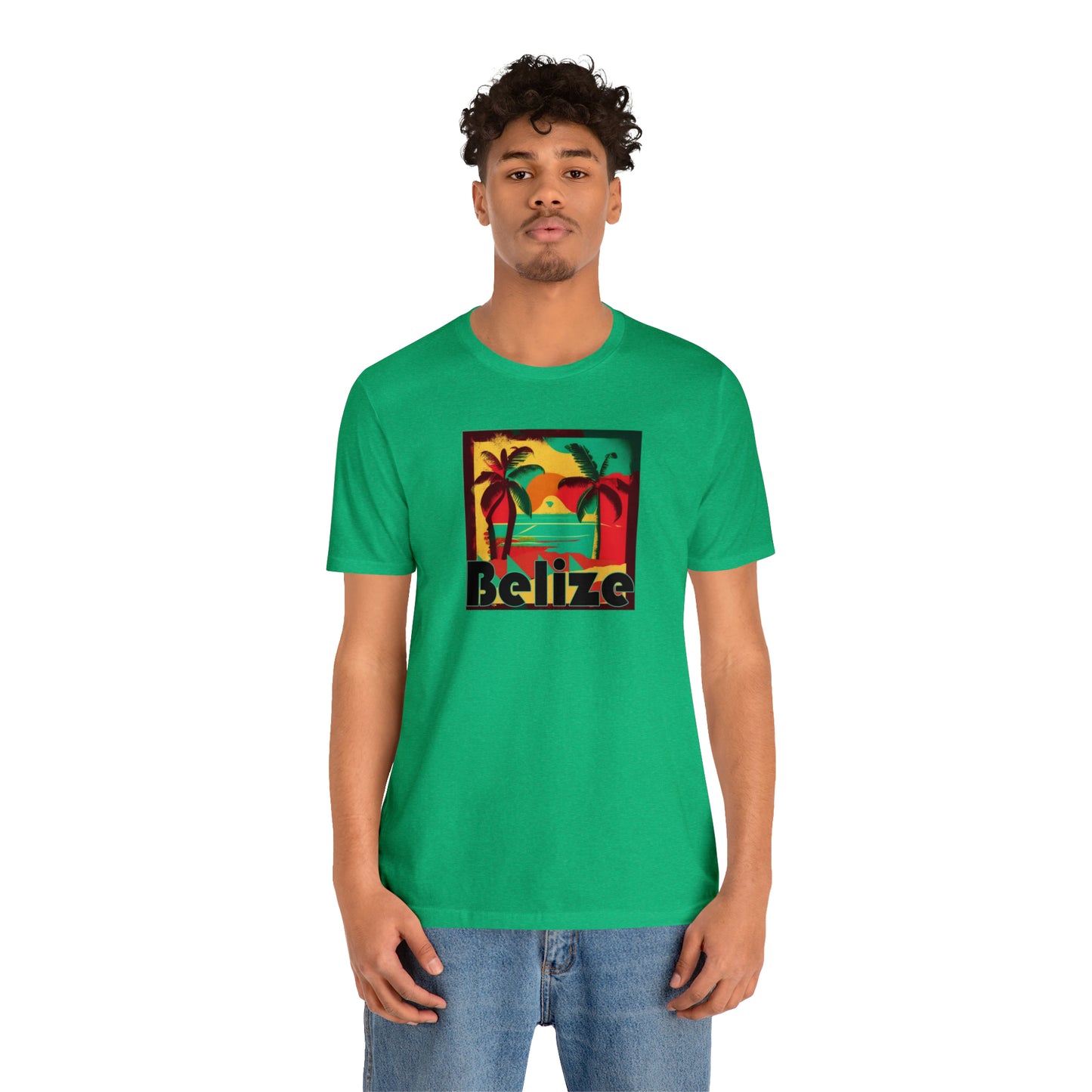 Retro Belize Unisex Jersey Short Sleeve Tee