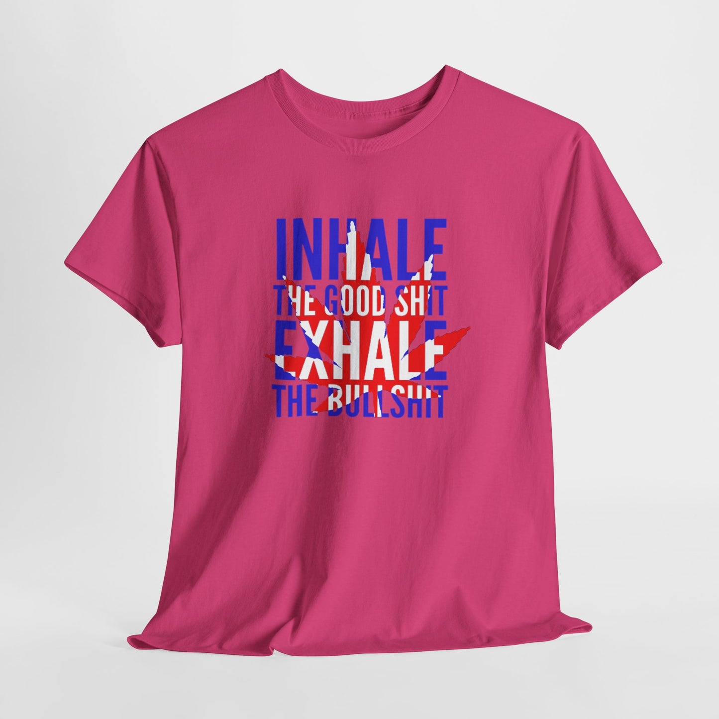Inhale/ exhale Unisex Heavy Cotton Tee