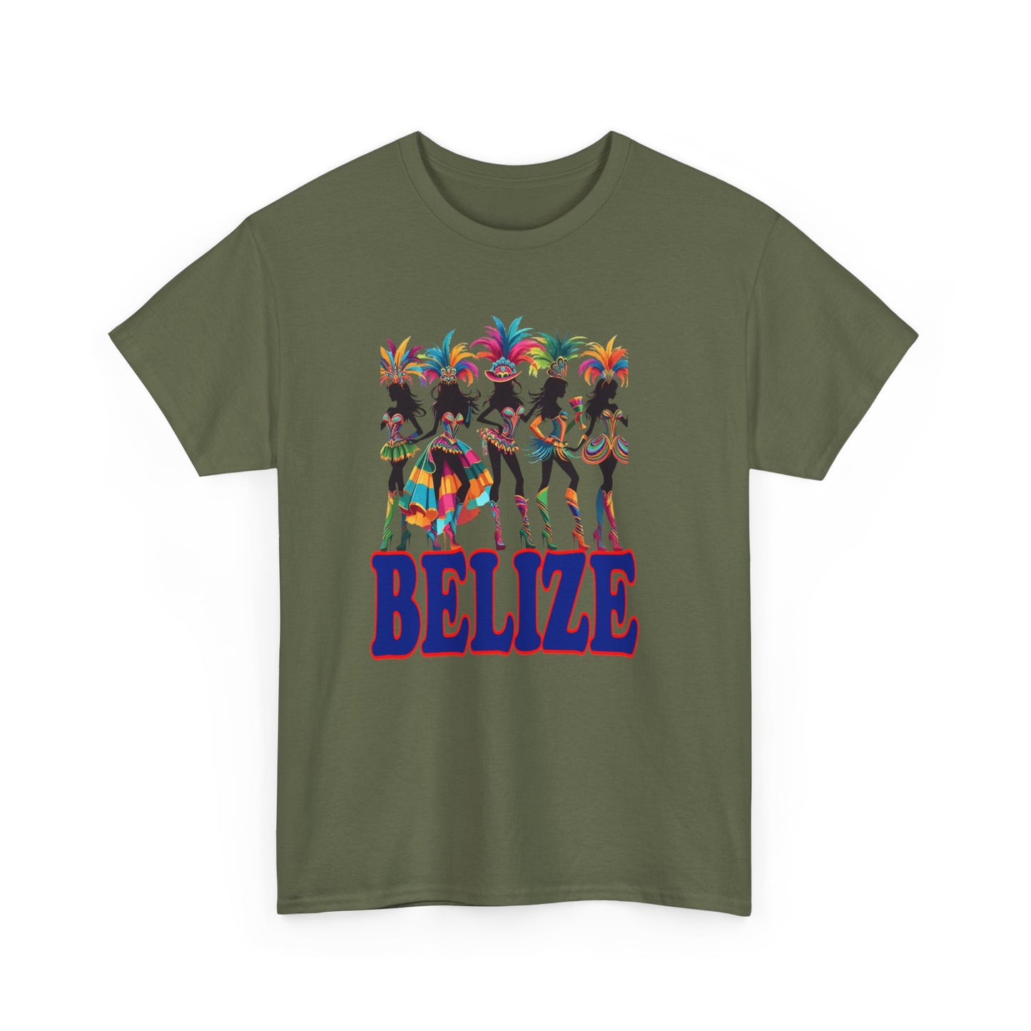 Belize Carnival Vibes Unisex Heavy Cotton Tee
