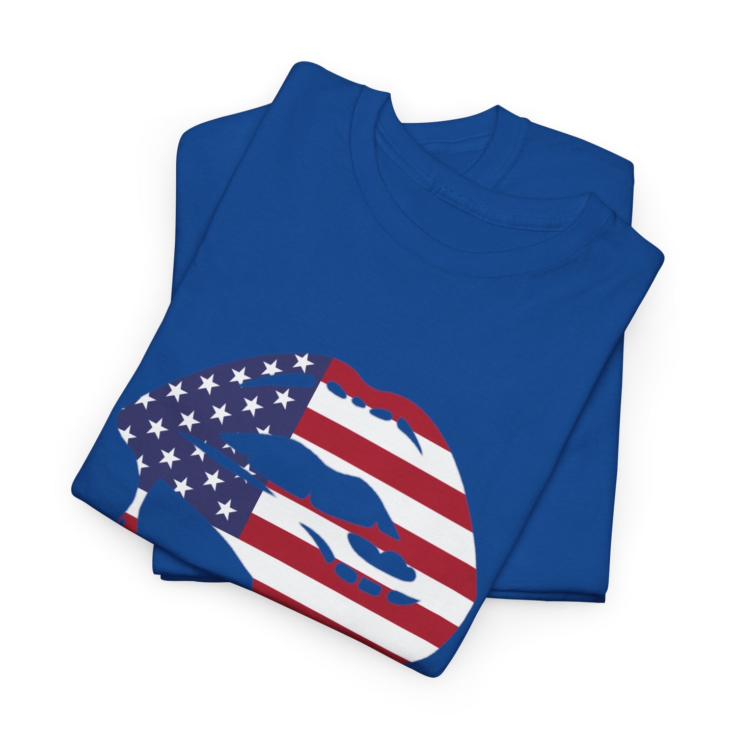 Patriotic Lips Unisex Heavy Cotton Tee