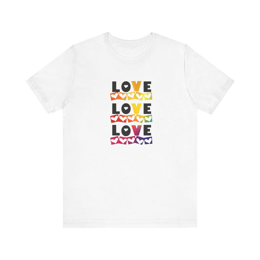 Love love love Unisex Jersey Short Sleeve Tee