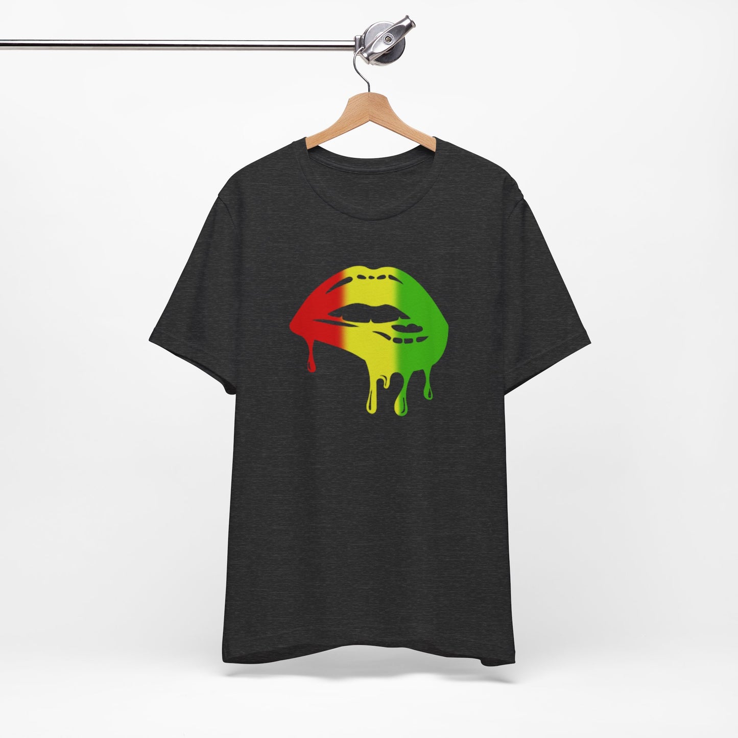 Rasta Lips Unisex Jersey Short Sleeve Tee