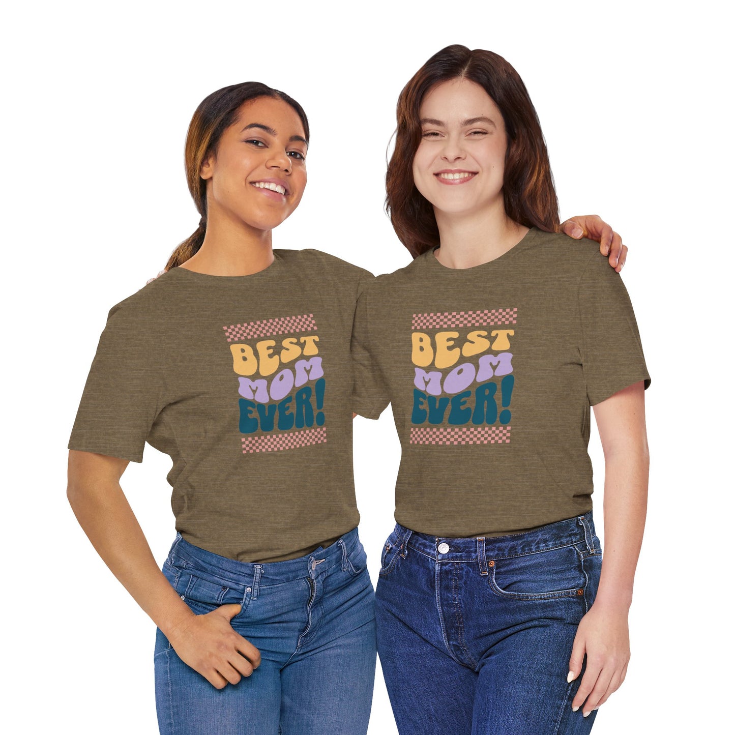 Best Mom Ever Jersey Short Sleeve Tee