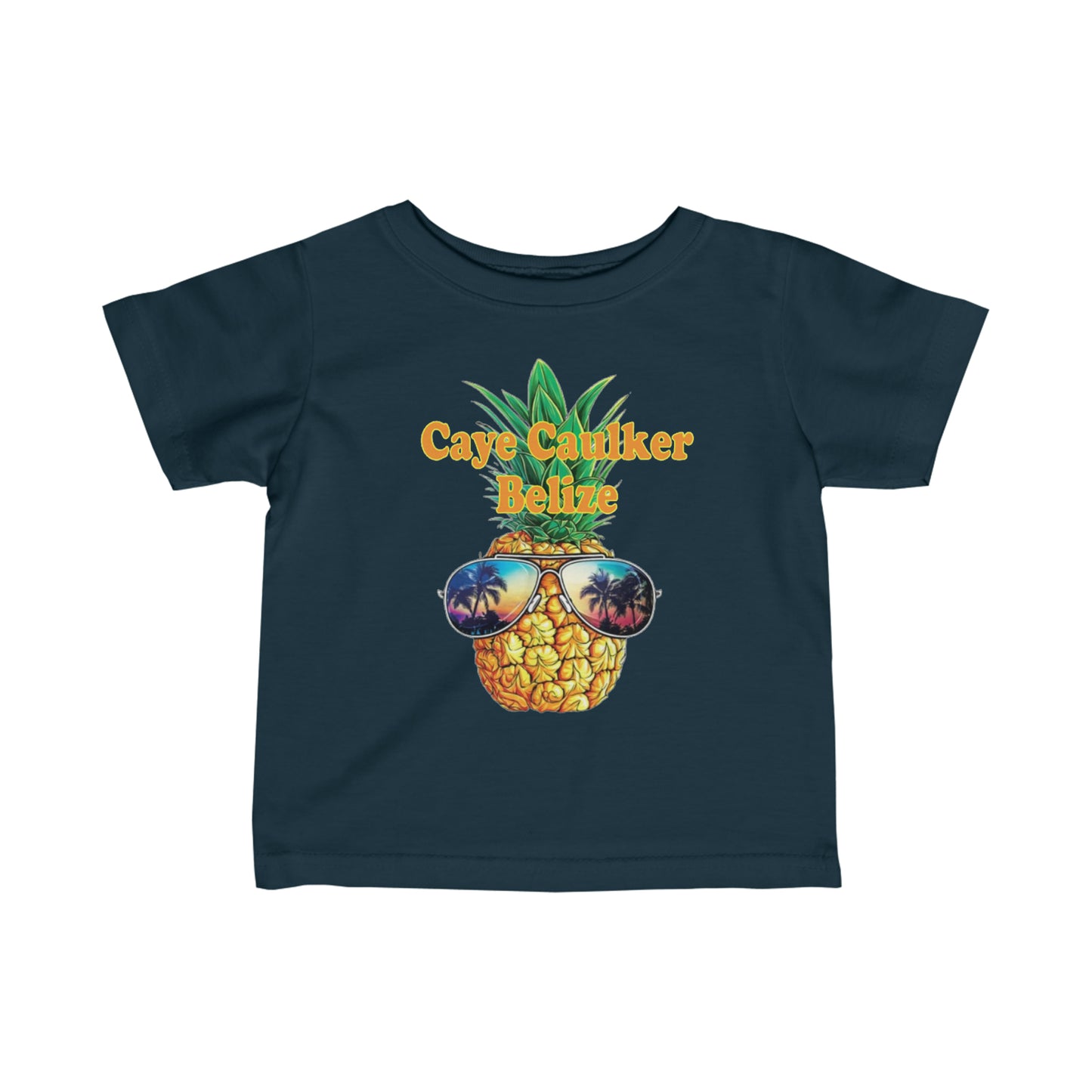 Infant Pineapple Fine Jersey Tee