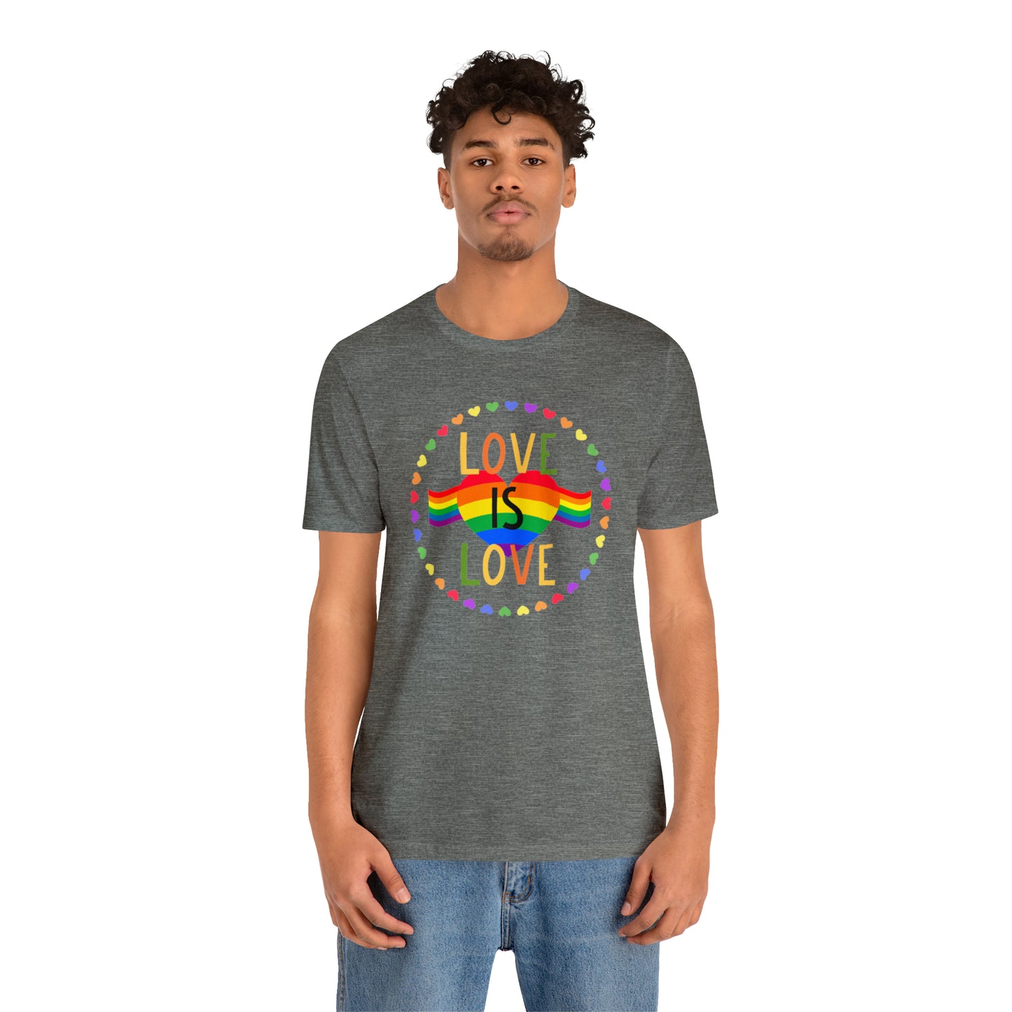 Love is love Jersey Short Sleeve Tee