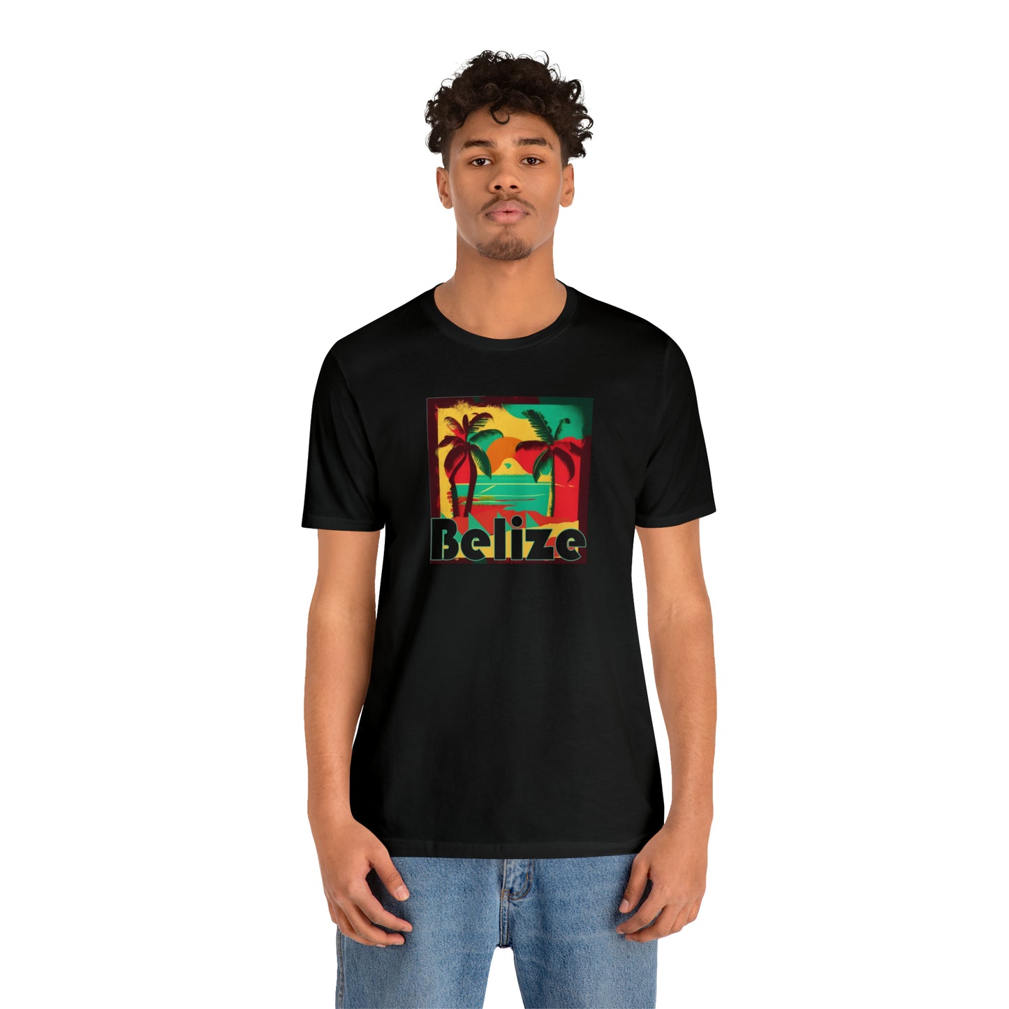 Retro Belize Unisex Jersey Short Sleeve Tee