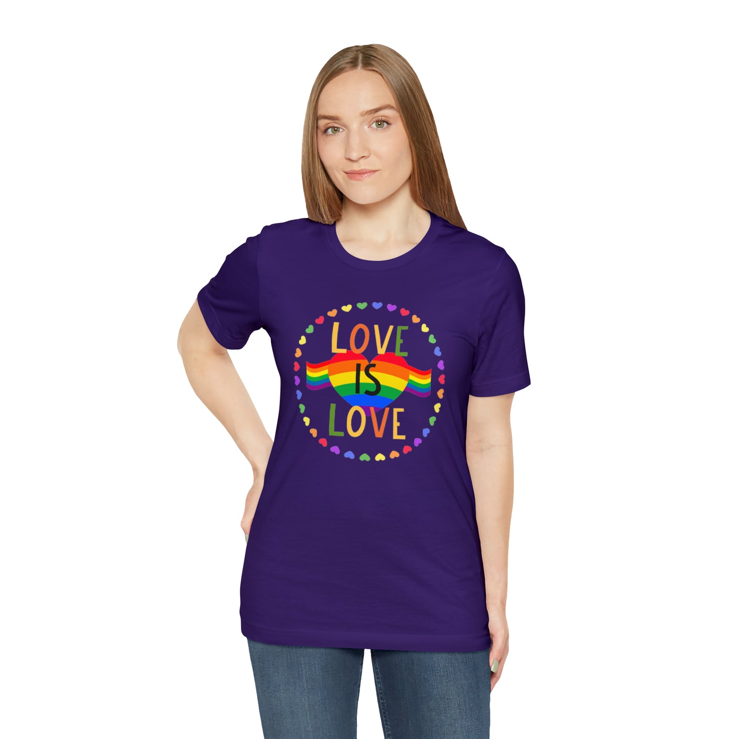 Love is love Jersey Short Sleeve Tee