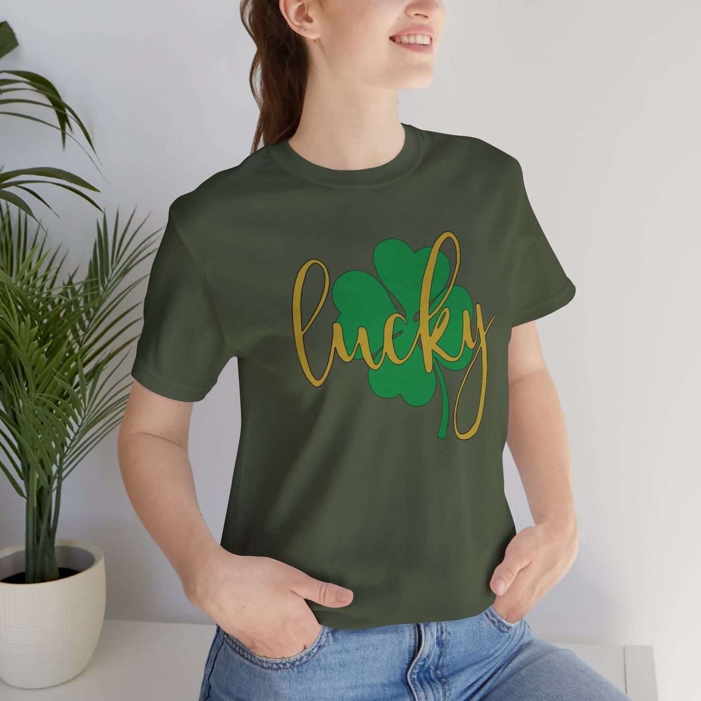 lucky gold Short Sleeve Tee