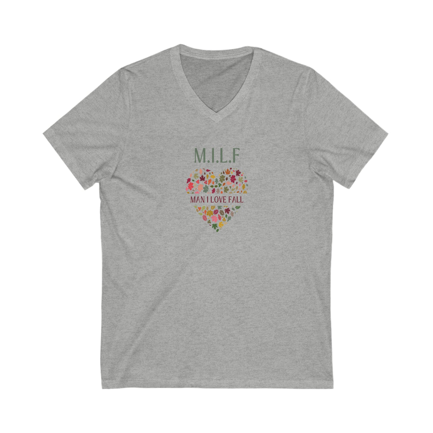 MILF Jersey Short Sleeve V-Neck Tee