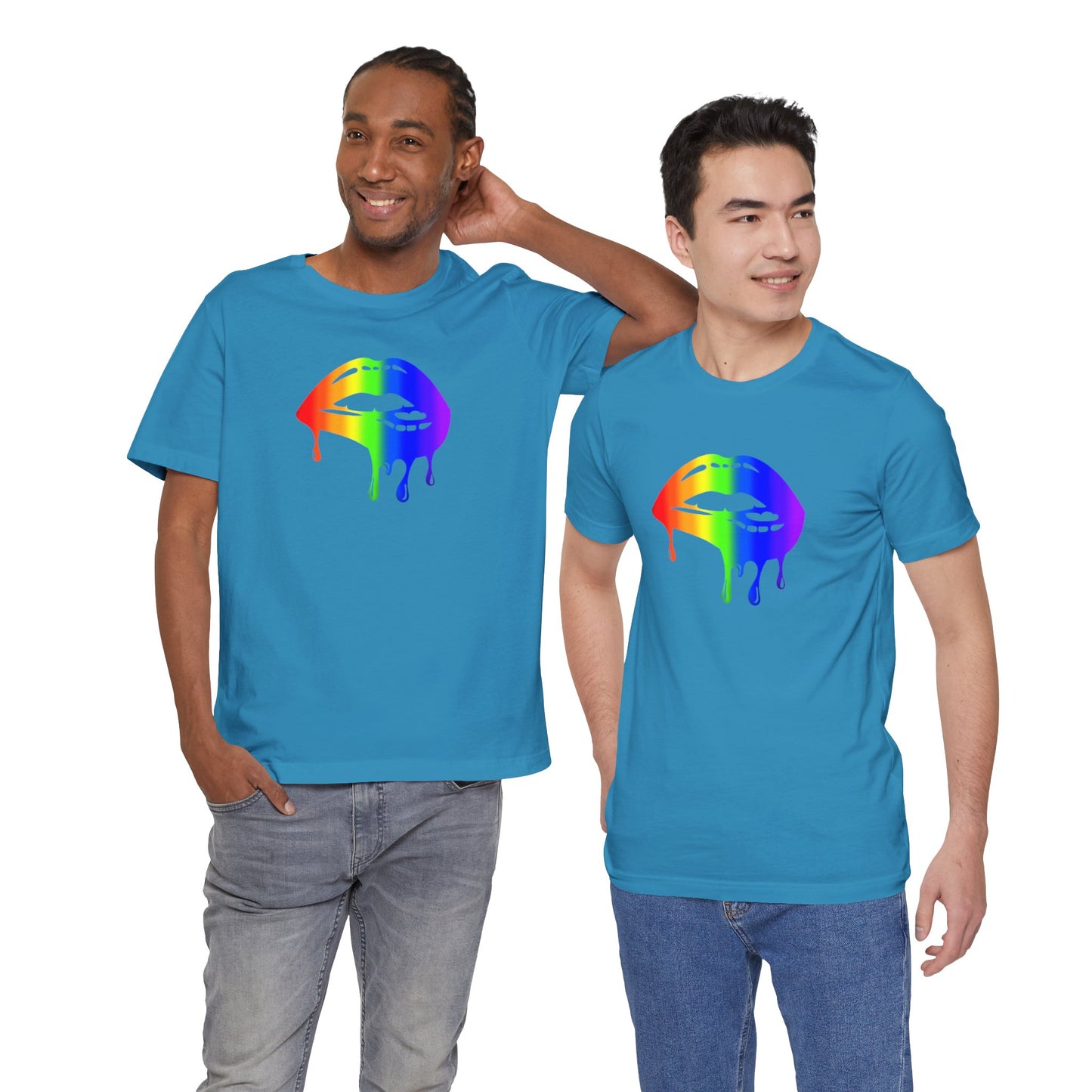 Pride lips Unisex Jersey Short Sleeve Tee
