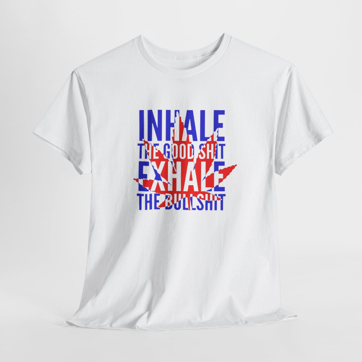 Inhale/ exhale Unisex Heavy Cotton Tee