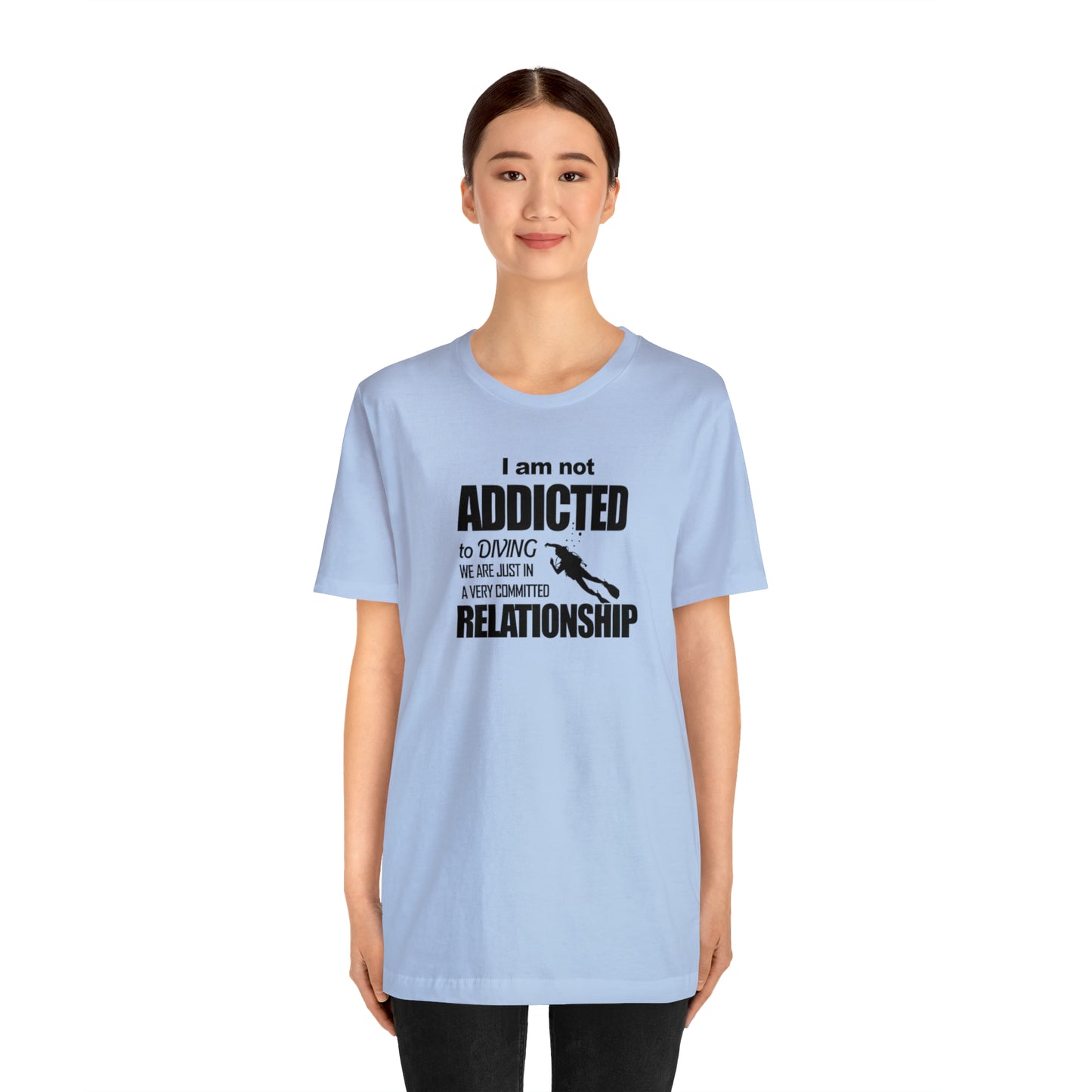 Addicted to diving Jersey Short Sleeve Tee