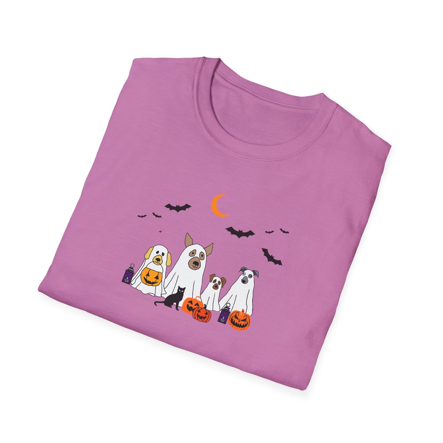 Ghost Pups Unisex Softstyle T-Shirt