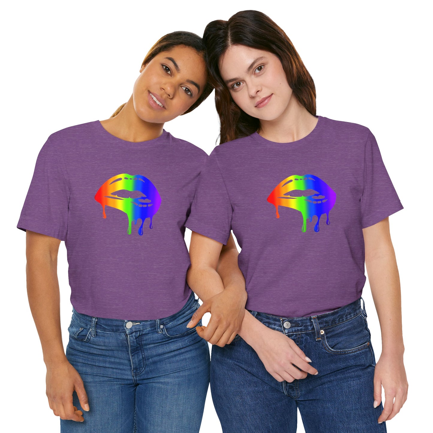 Pride lips Unisex Jersey Short Sleeve Tee