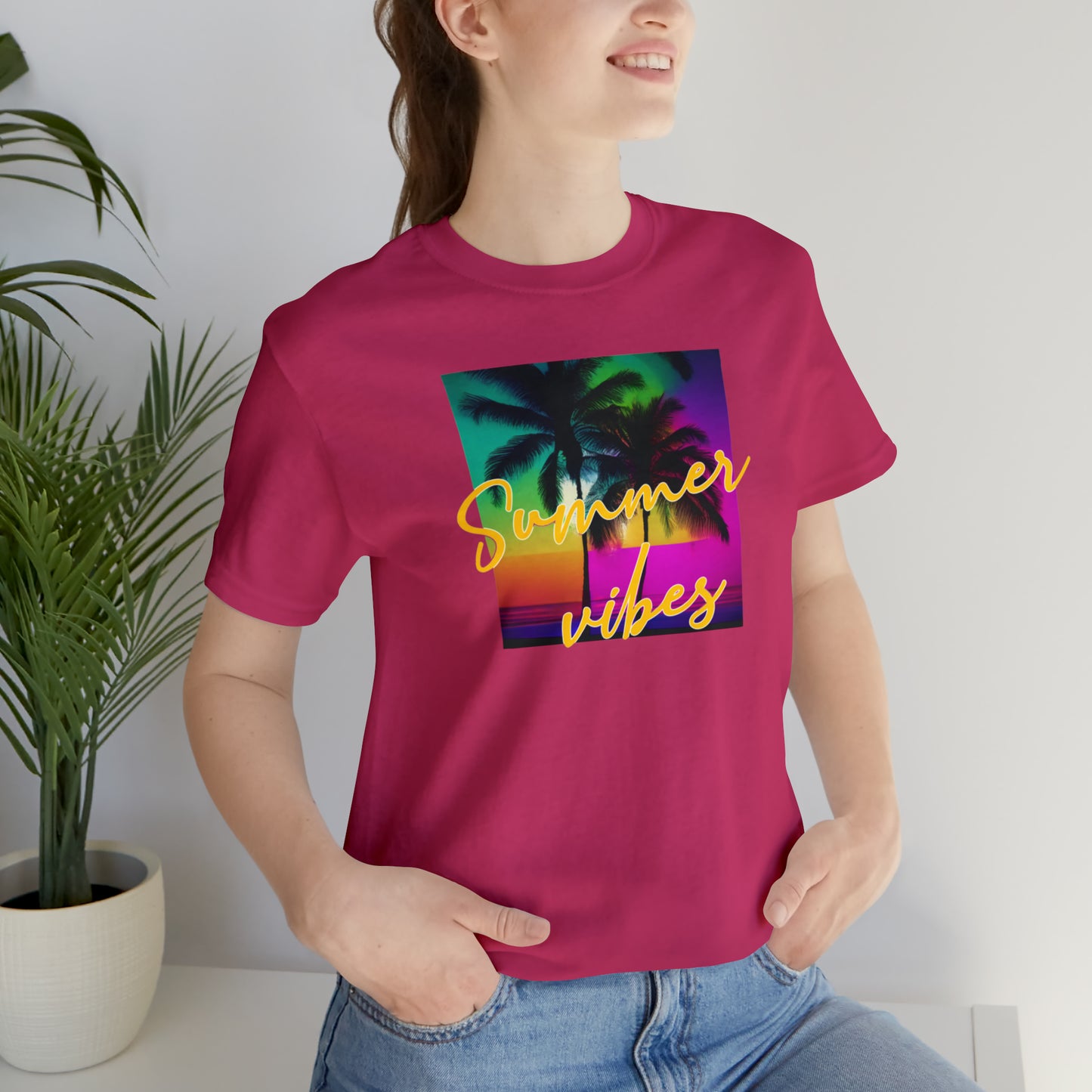 Summer Color Unisex Jersey Short Sleeve Tee