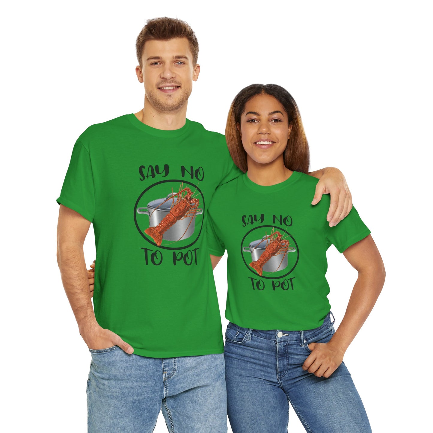Say No to Pot Unisex Heavy Cotton Tee
