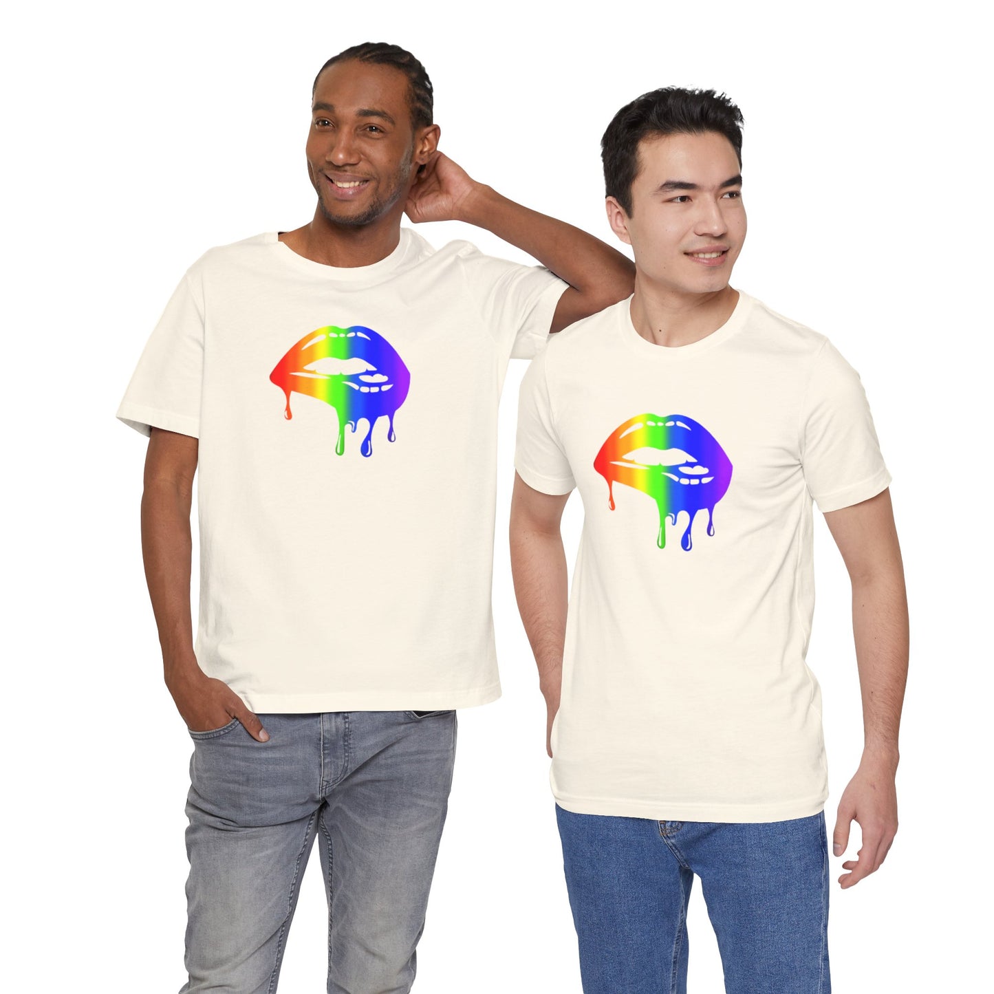 Pride lips Unisex Jersey Short Sleeve Tee