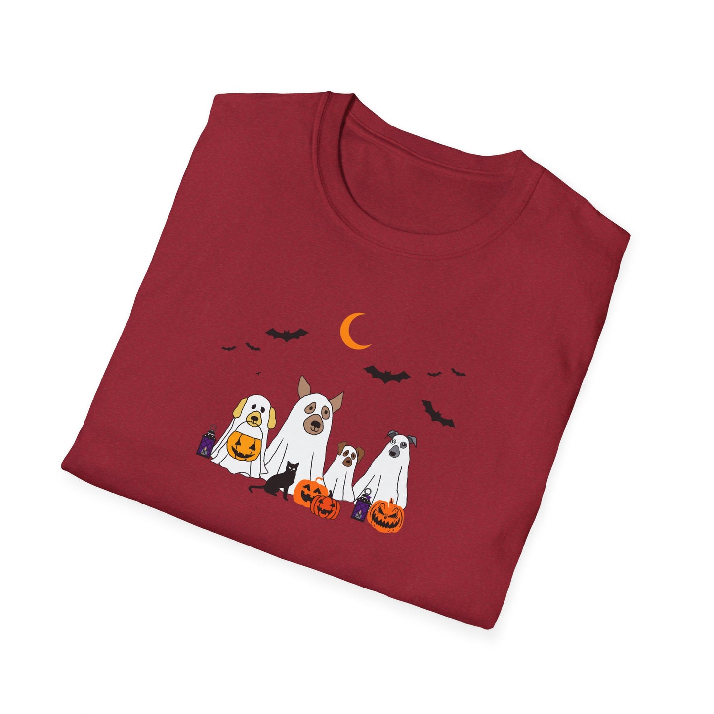 Ghost Pups Unisex Softstyle T-Shirt