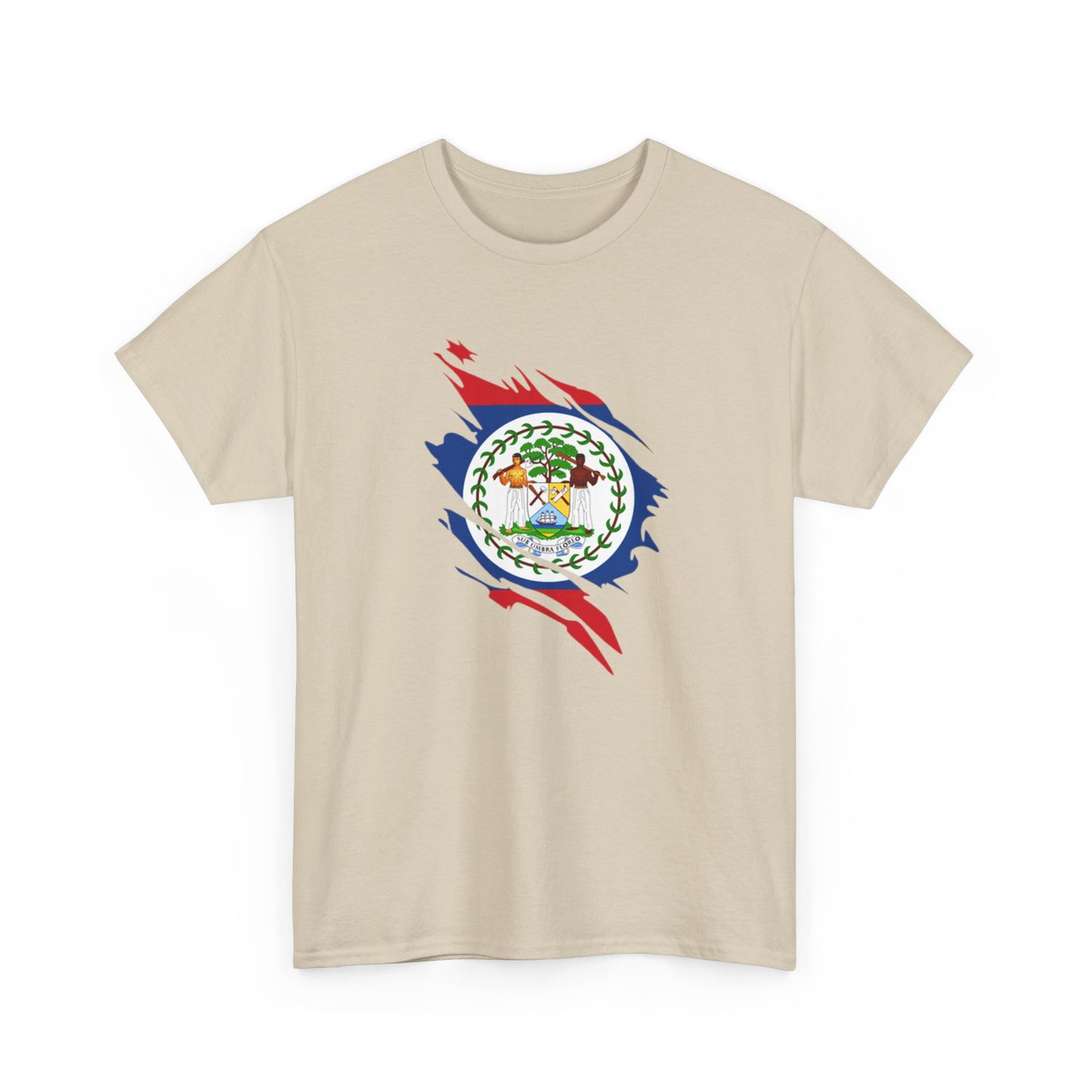 Belize Flag Unisex Heavy Cotton Tee