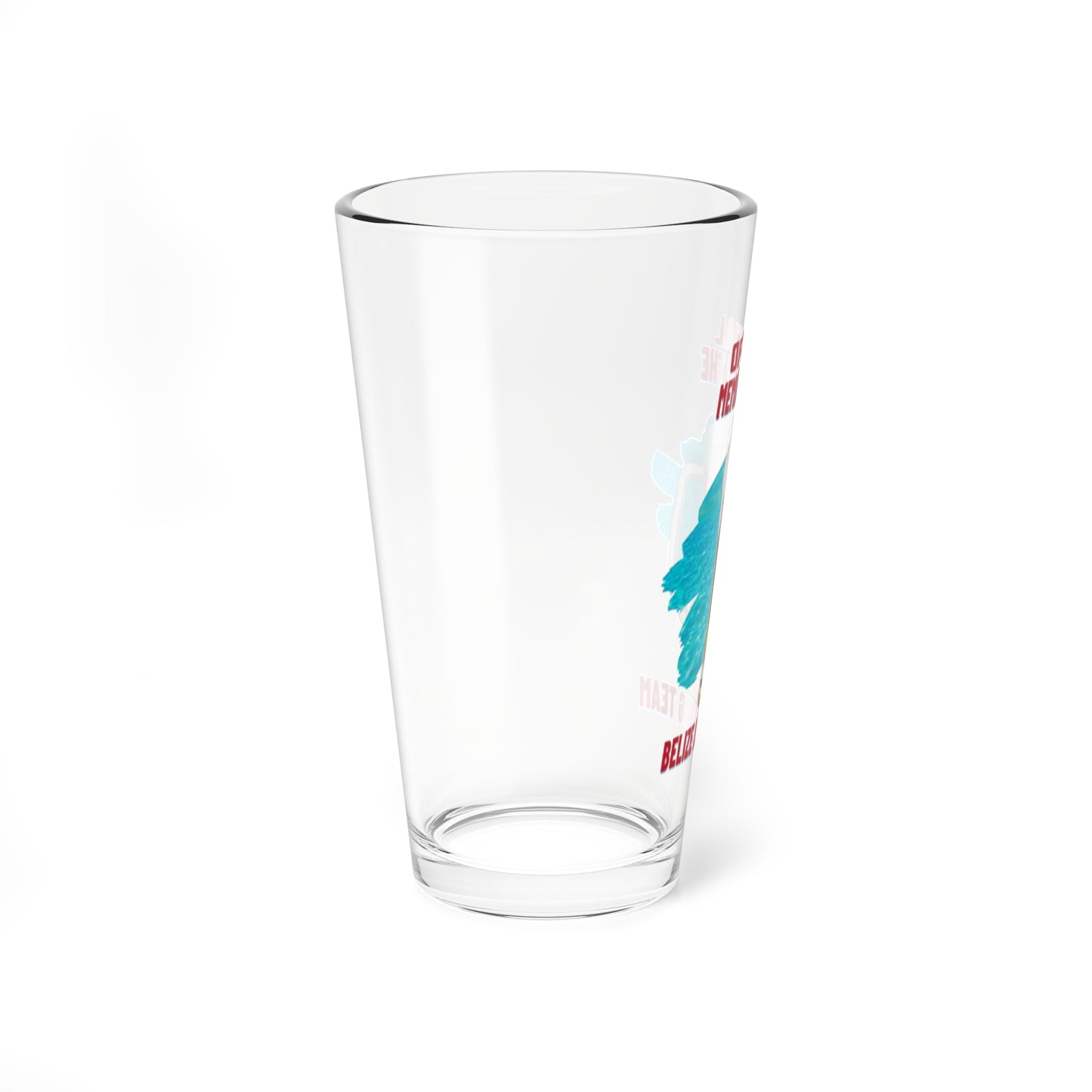 Belize Drinking team Mixing Glass, 16oz