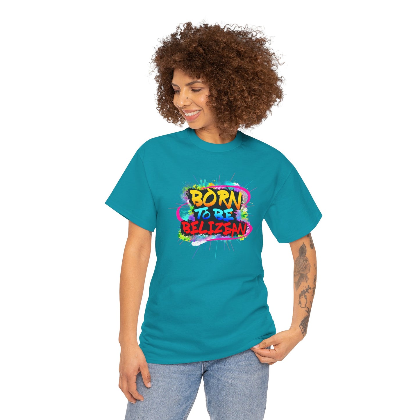 Born to be BELIZEAN Unisex  Cotton Tee