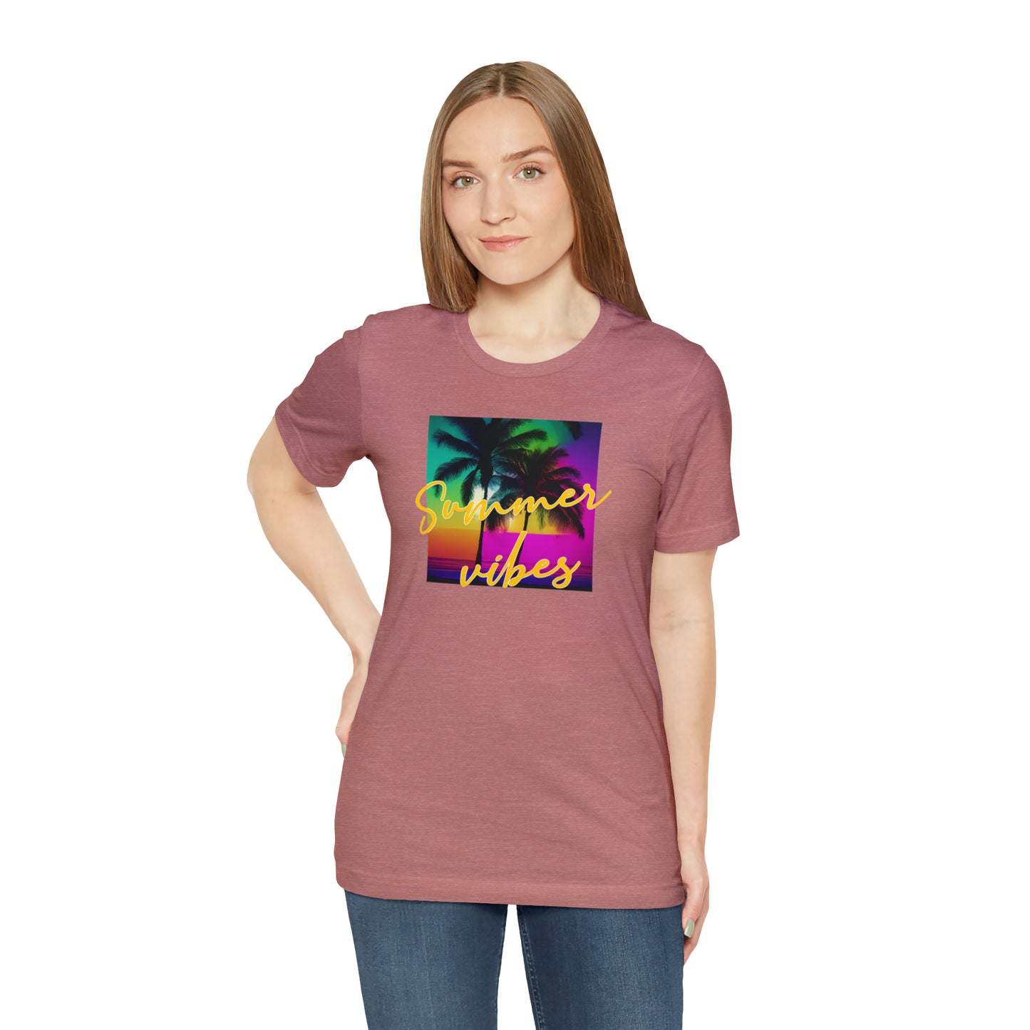Summer Color Unisex Jersey Short Sleeve Tee
