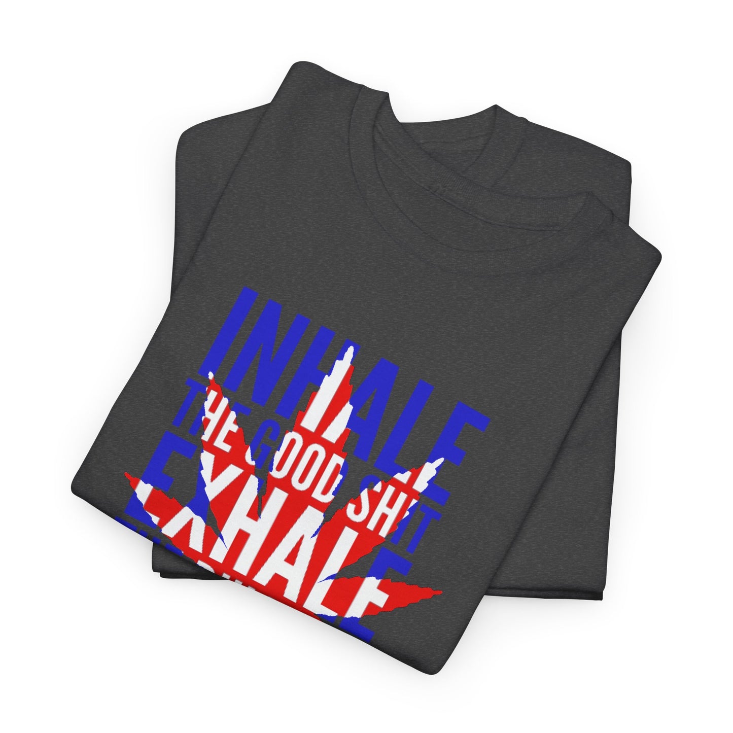Inhale/ exhale Unisex Heavy Cotton Tee