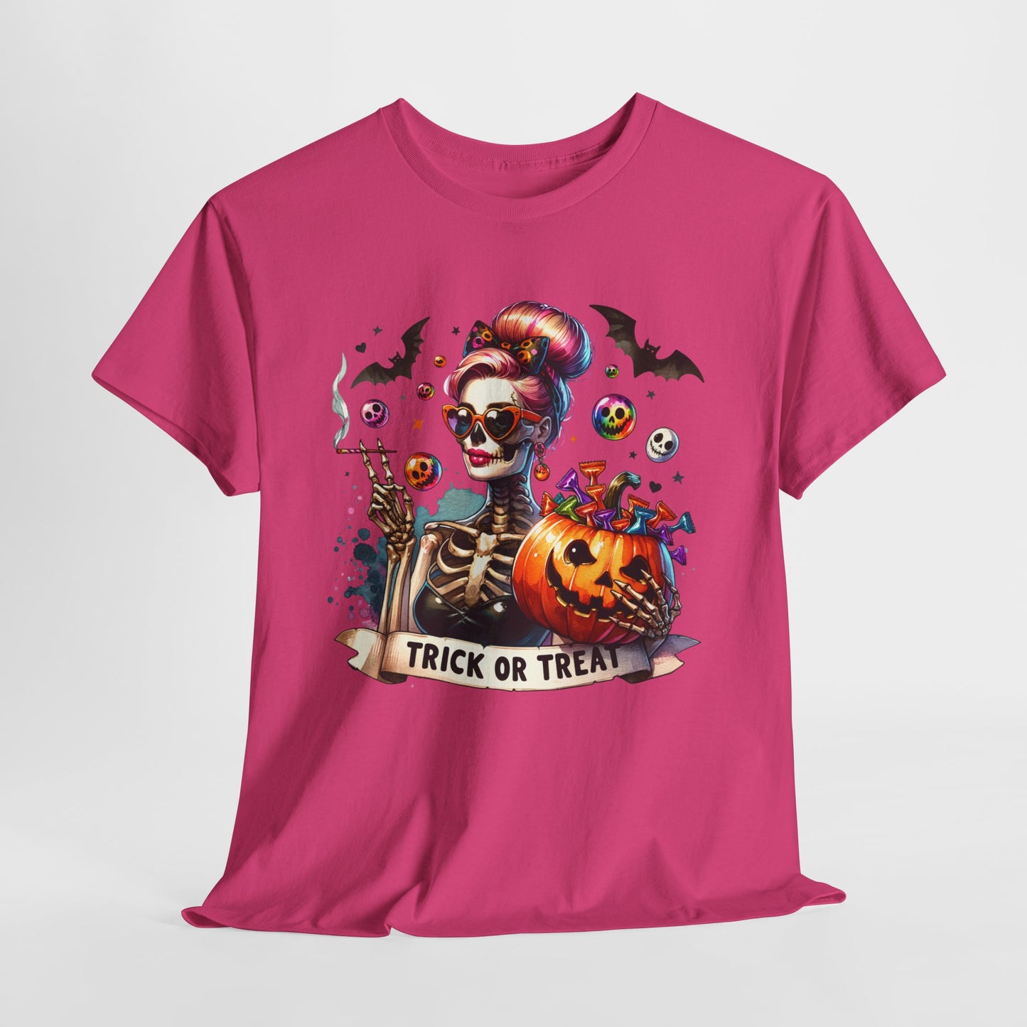 Pumpkin Girl Unisex Heavy Cotton Tee
