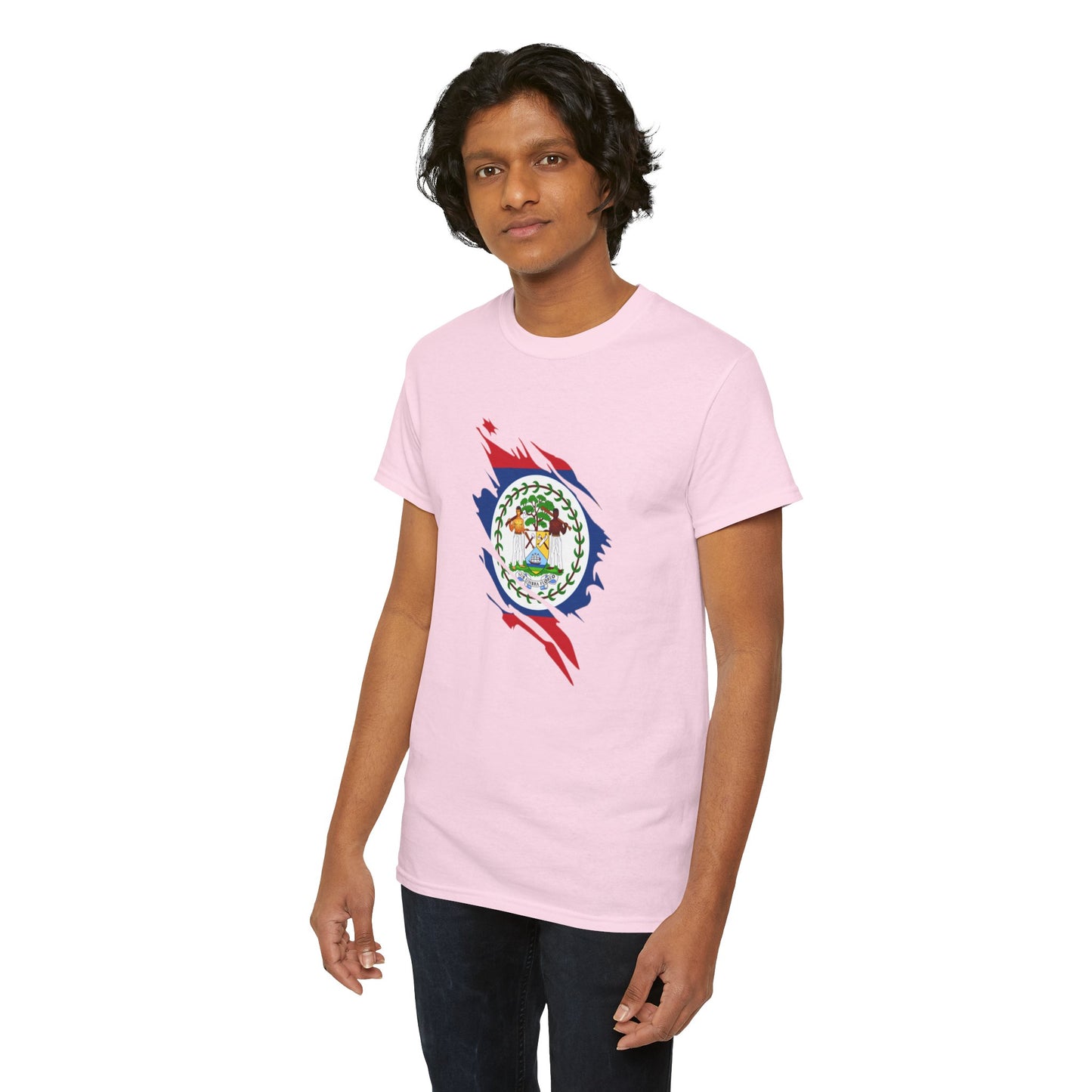 Belize Flag Unisex Heavy Cotton Tee
