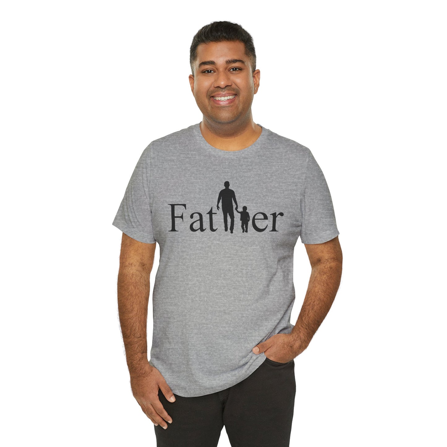 Father's Sillhouette Unisex Jersey Short Sleeve Tee