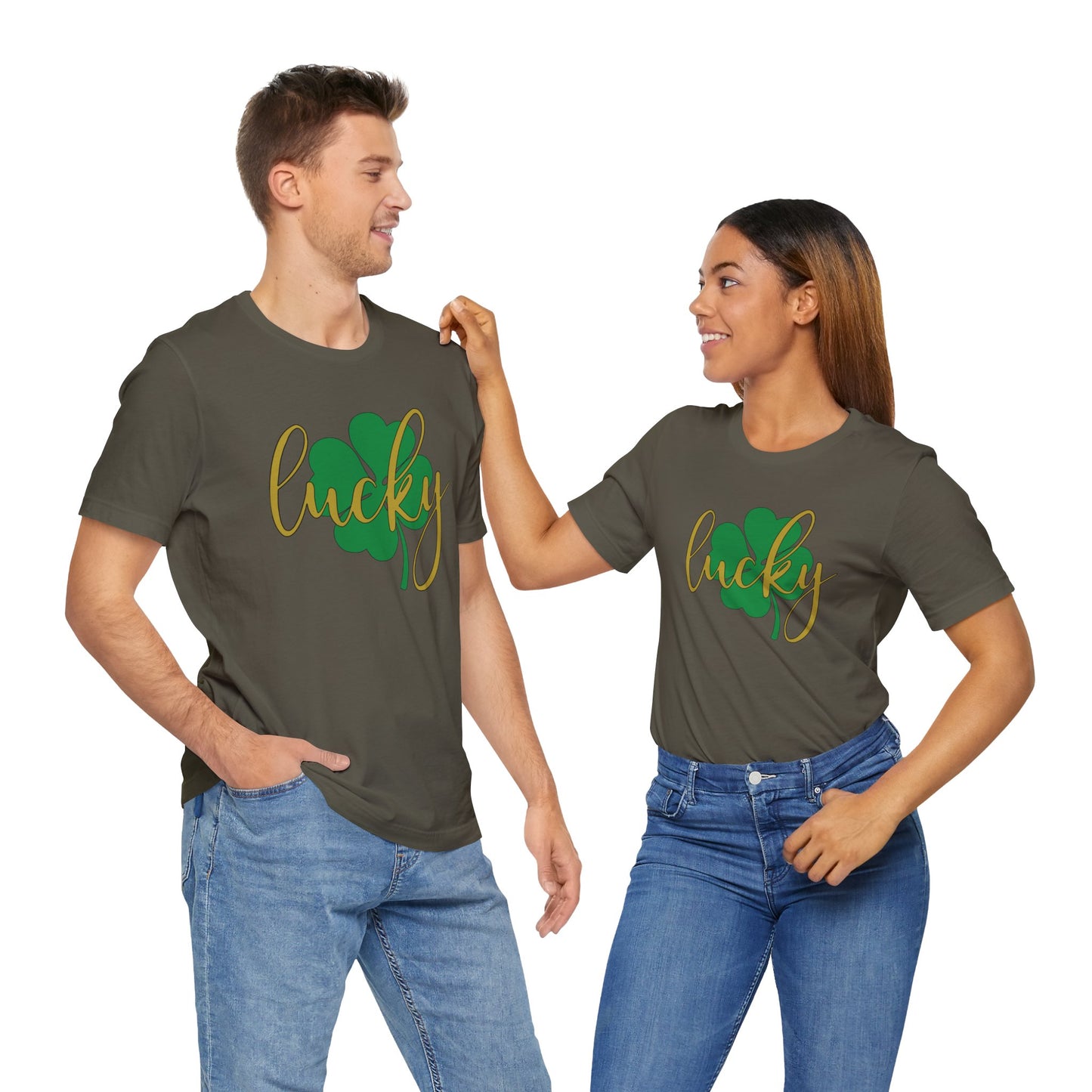lucky gold Short Sleeve Tee