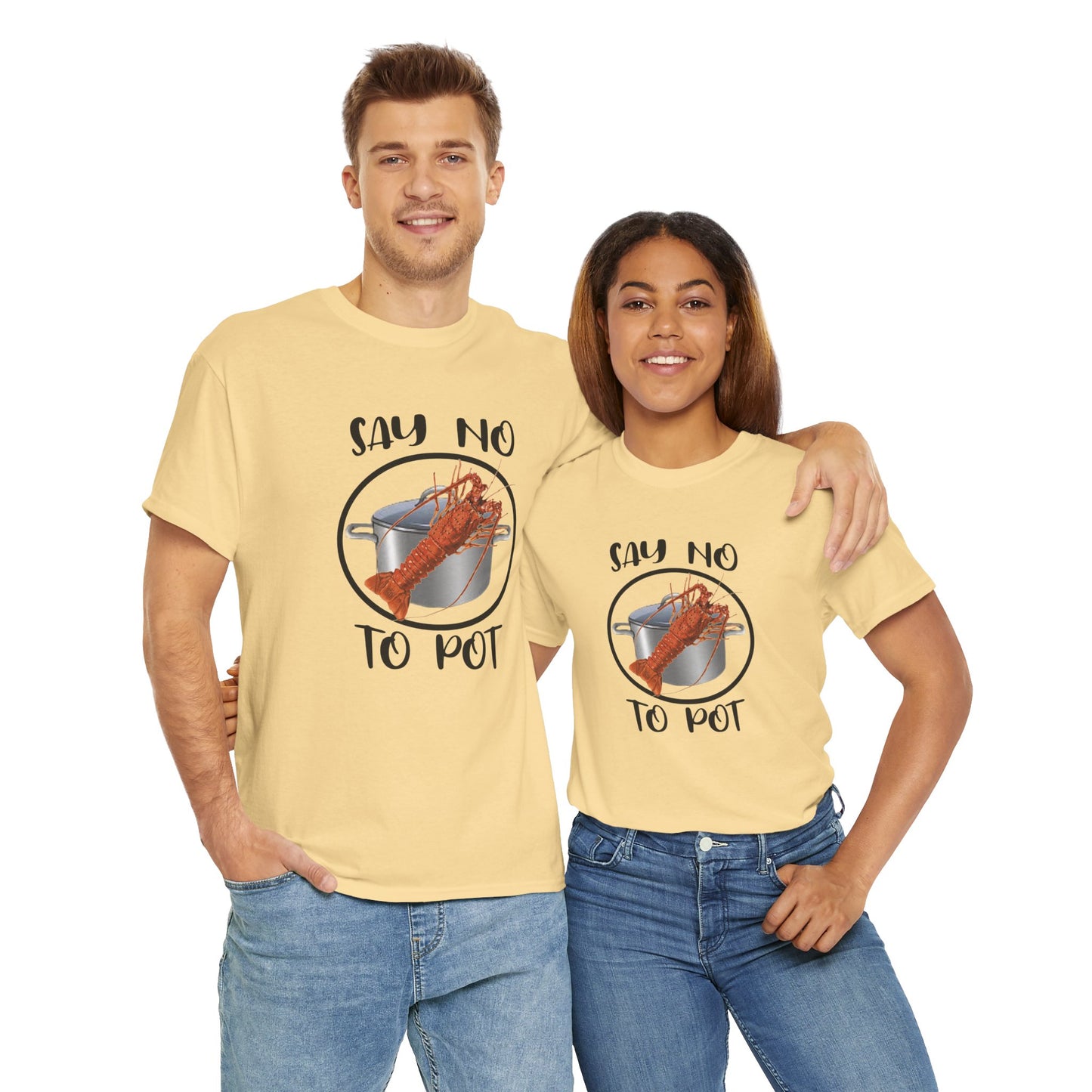 Say No to Pot Unisex Heavy Cotton Tee