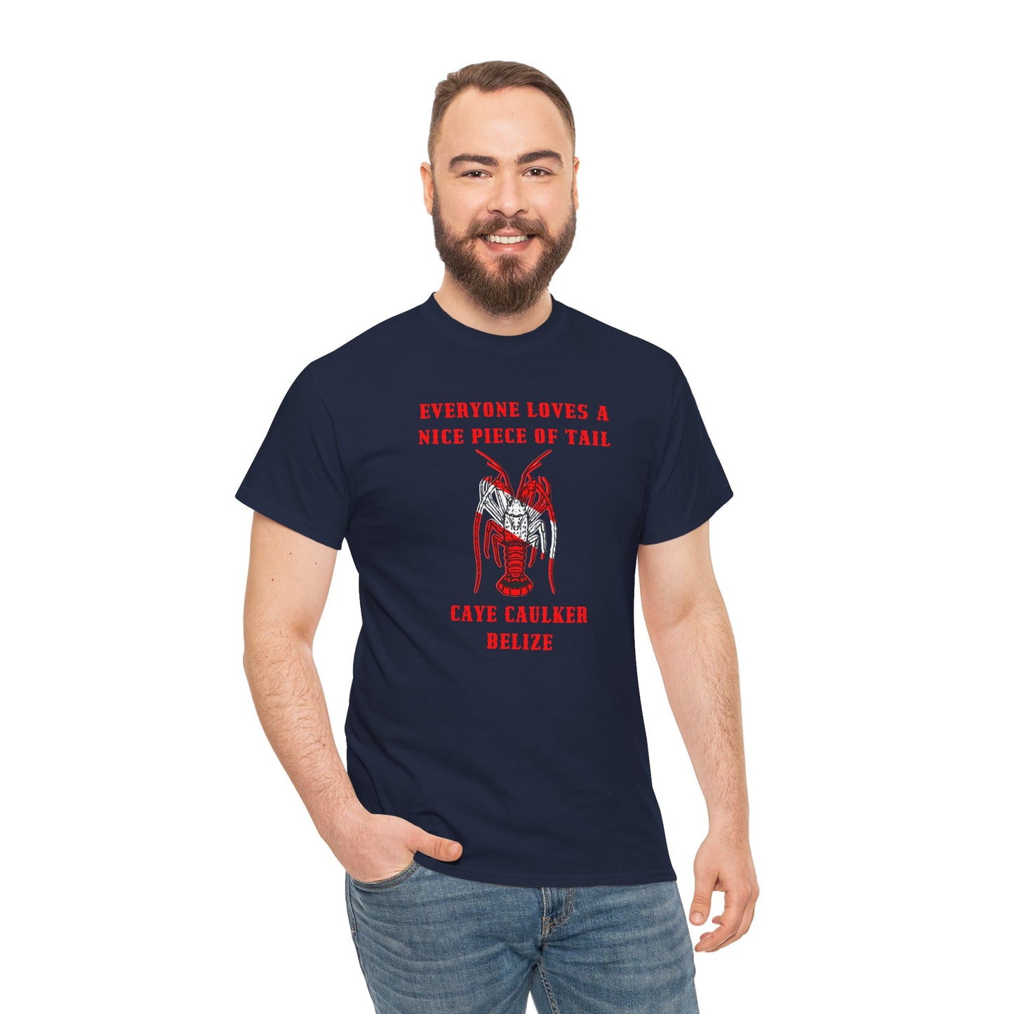 Likes me some tail Unisex Heavy Cotton Tee