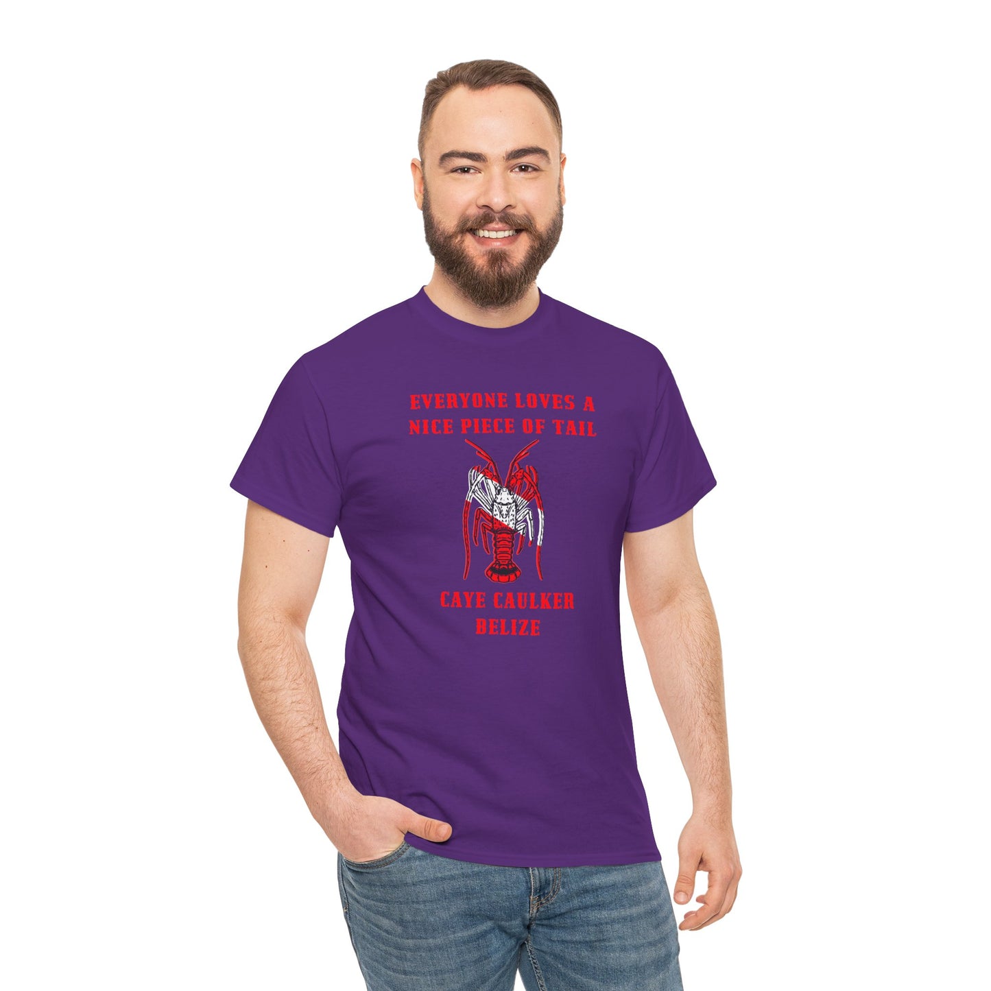 Likes me some tail Unisex Heavy Cotton Tee