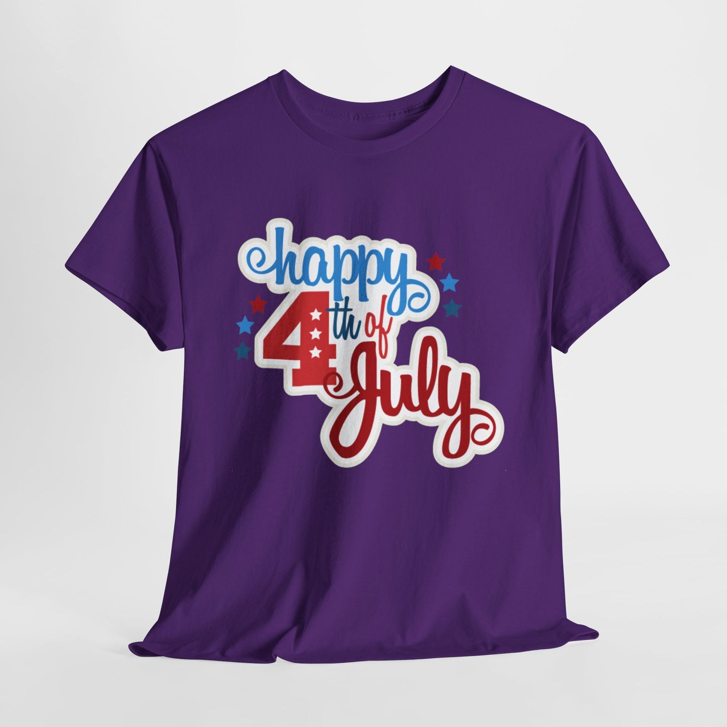 Happy 4th Unisex Heavy Cotton Tee