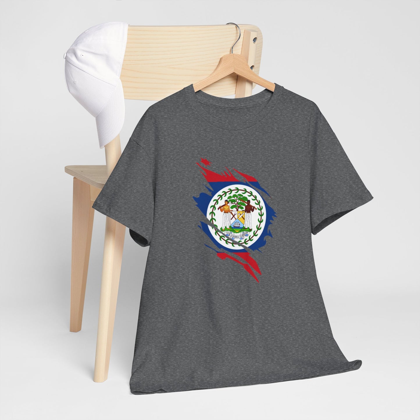 Belize Flag Unisex Heavy Cotton Tee